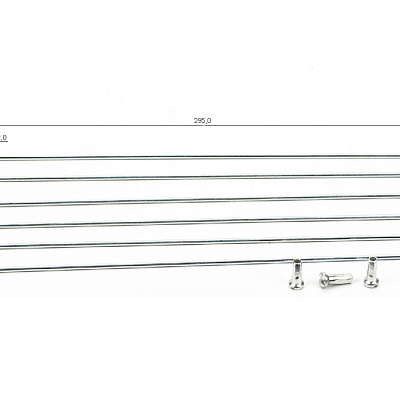 Спица 14G*292 mm обычная (уп. 144шт./2880 шт)