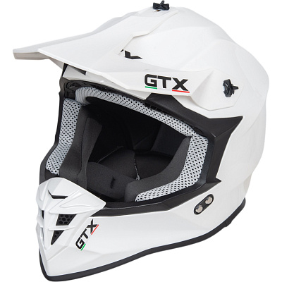 Шлем мото кроссовый GTX 633 №13 (L) WHITE