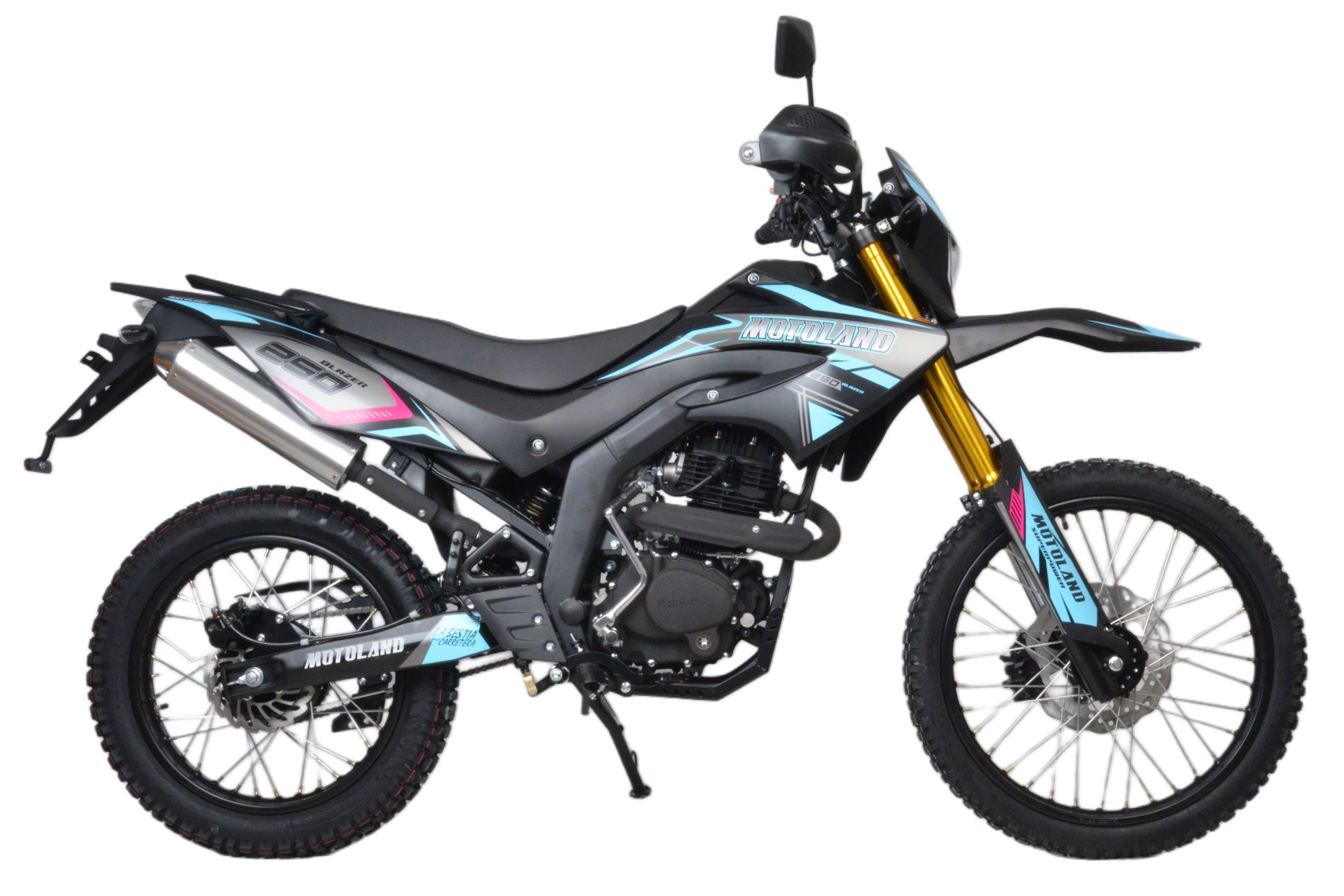 Мотоцикл Кросс 250 ENDURO BLAZER (XF250-A) синий РАСПРОДАЖА