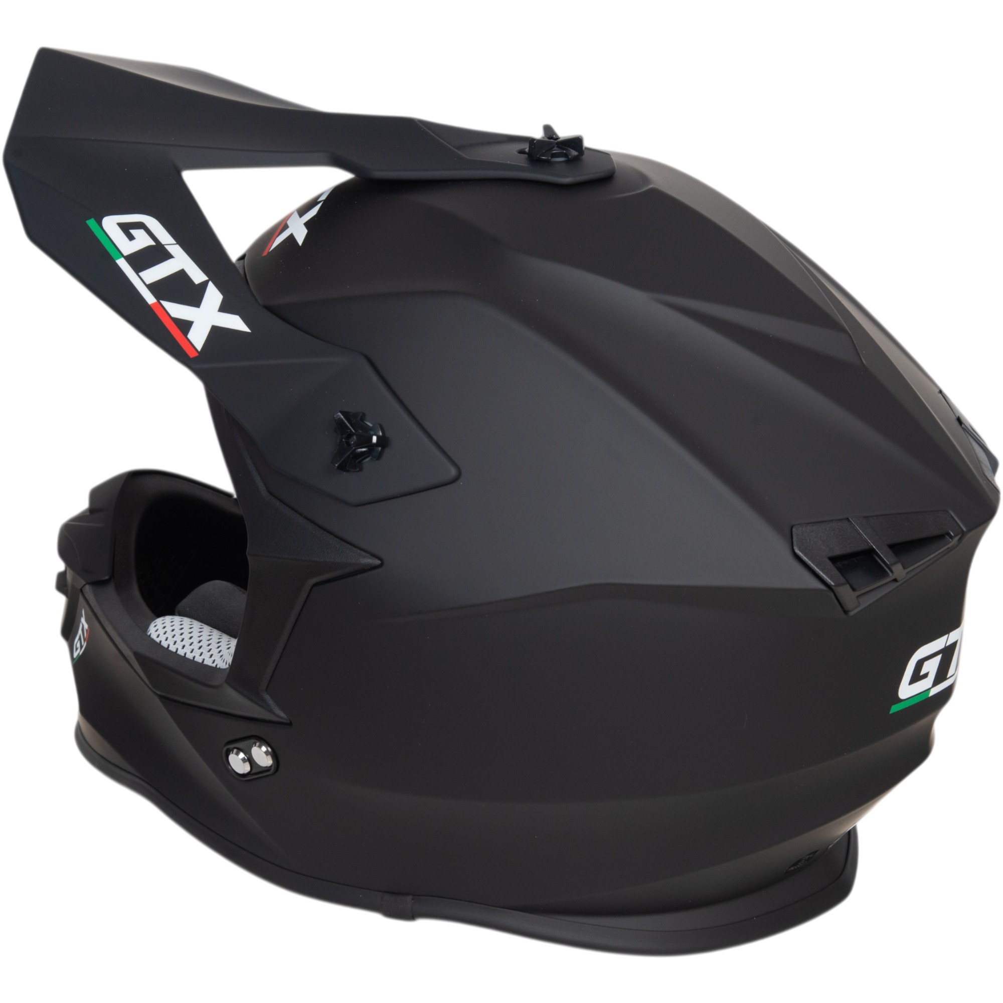 Шлем мото кроссовый GTX 633 №14 (XL) MATTE BLACK