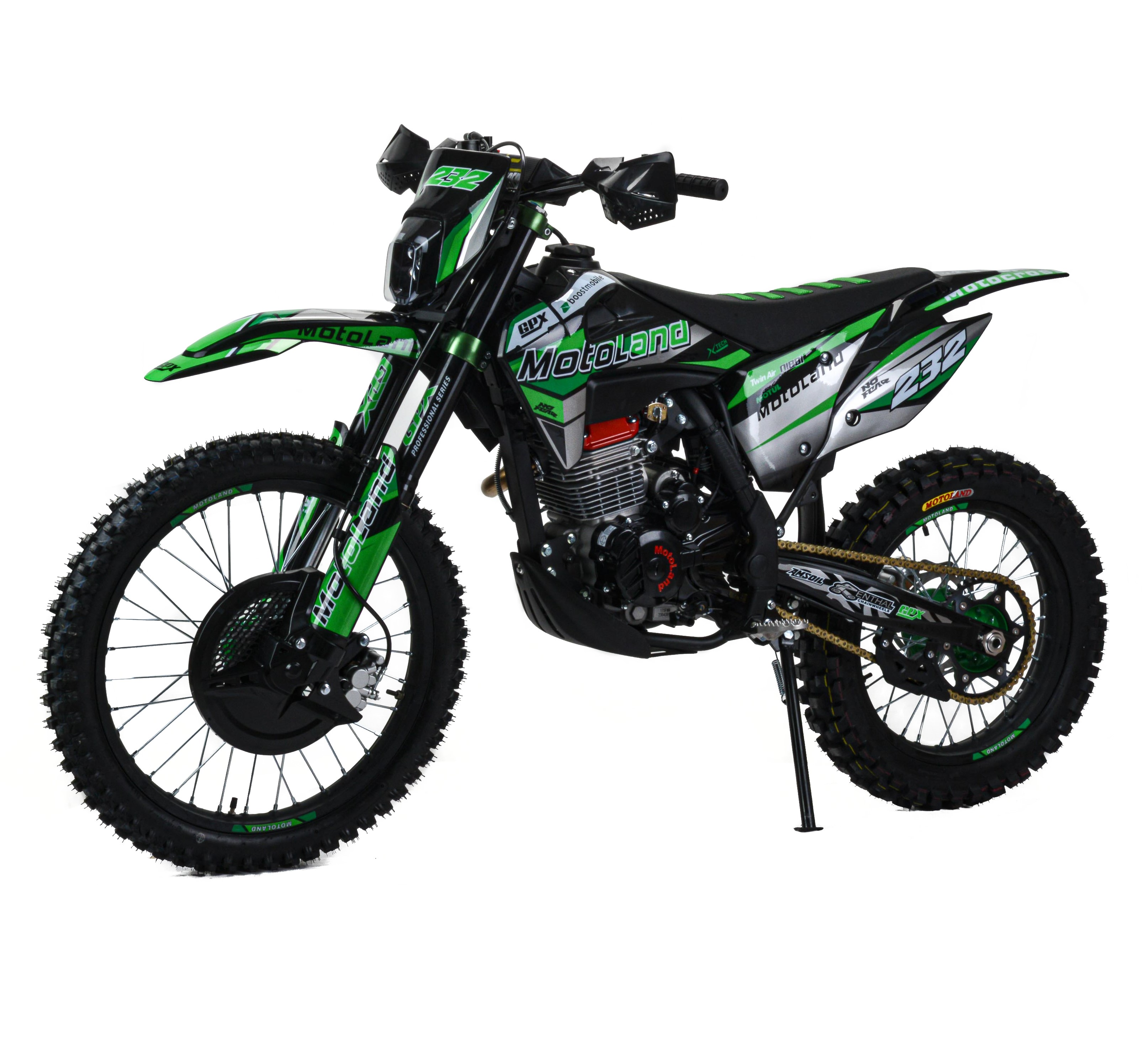 Мотоцикл Кросс 300 XT300 HS (175FMM 4V) зеленый РАСПРОДАЖА
