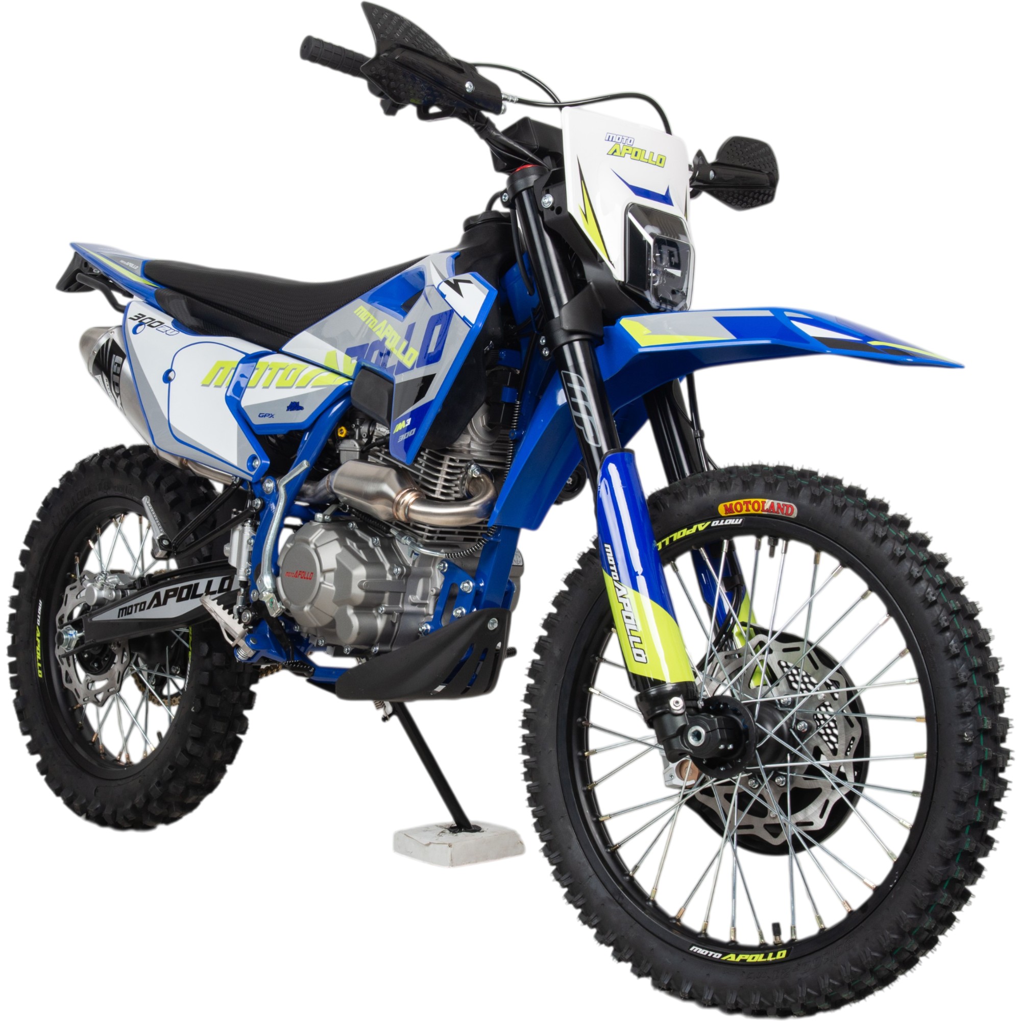 Мотоцикл Кросс Moto Apollo M3 300 (175FMM) синий 2026