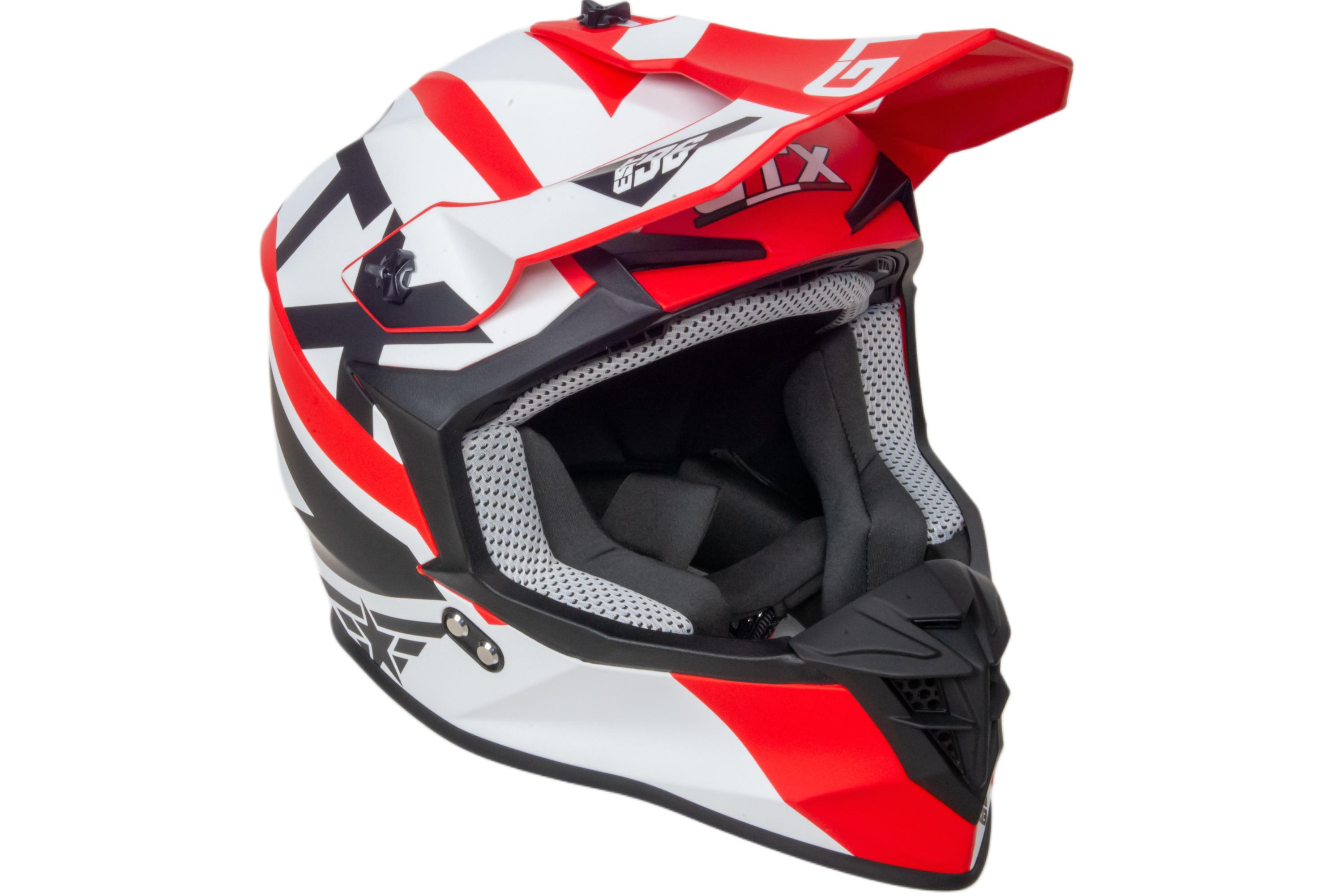 Шлем мото кроссовый GTX 633 №10 (XL) Red