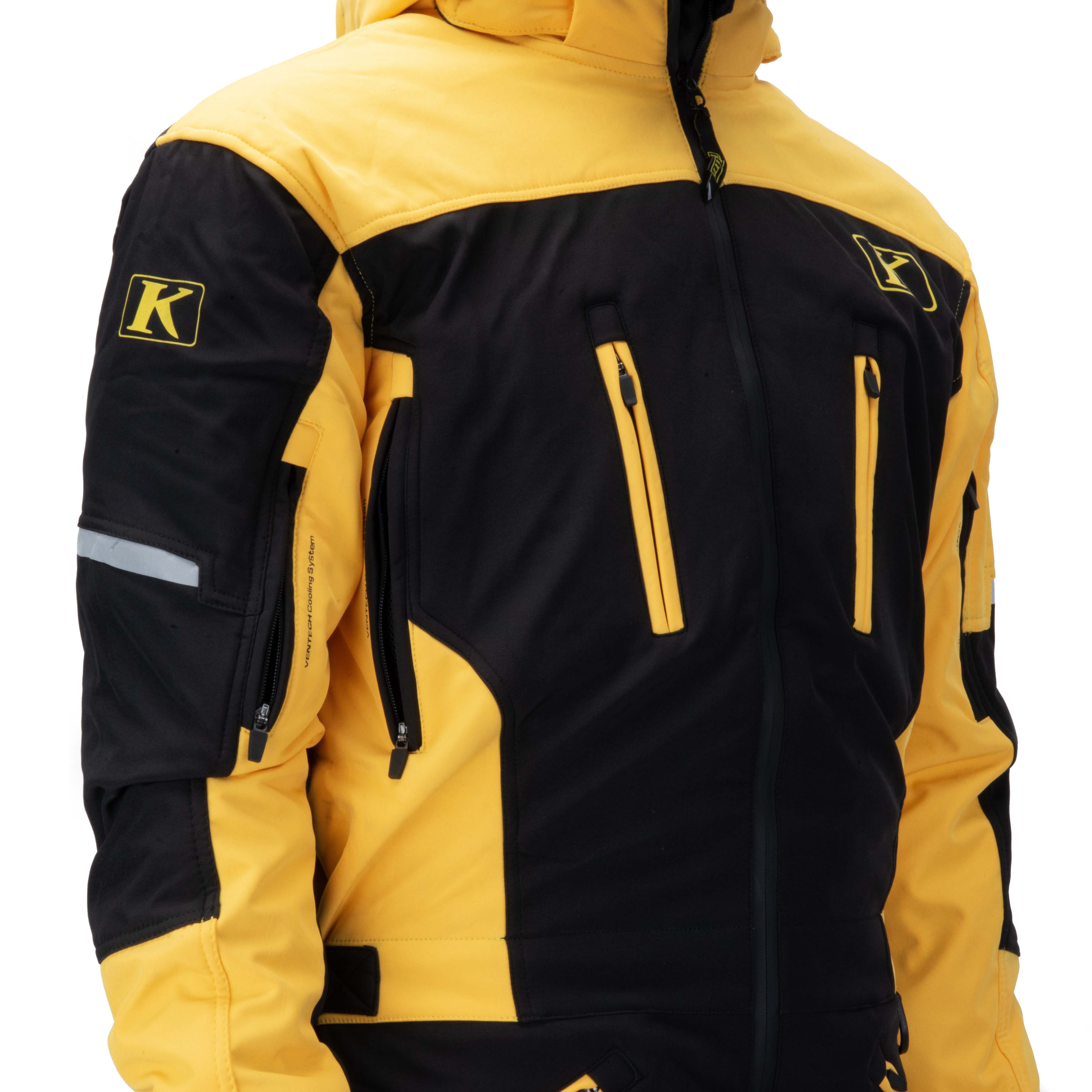 Комбинезон для снегохода KLIM №3 yellow (текстиль) (S)