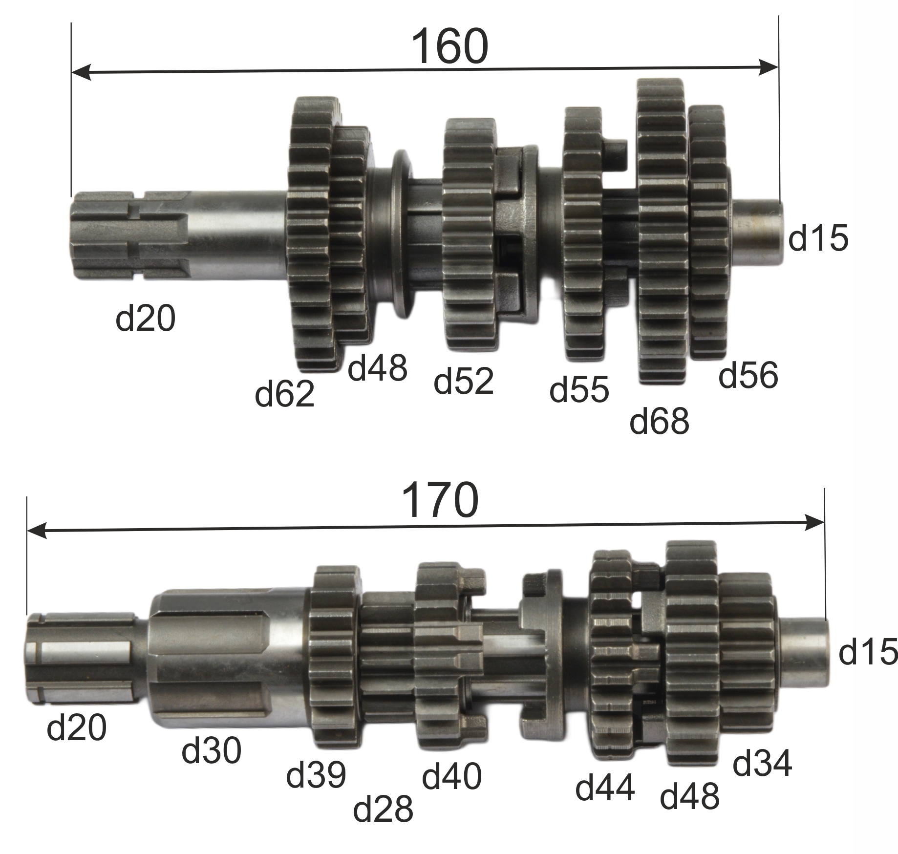 КПП в сборе 162FMJ ZS150 (CG150D) 150см3 X-TECH