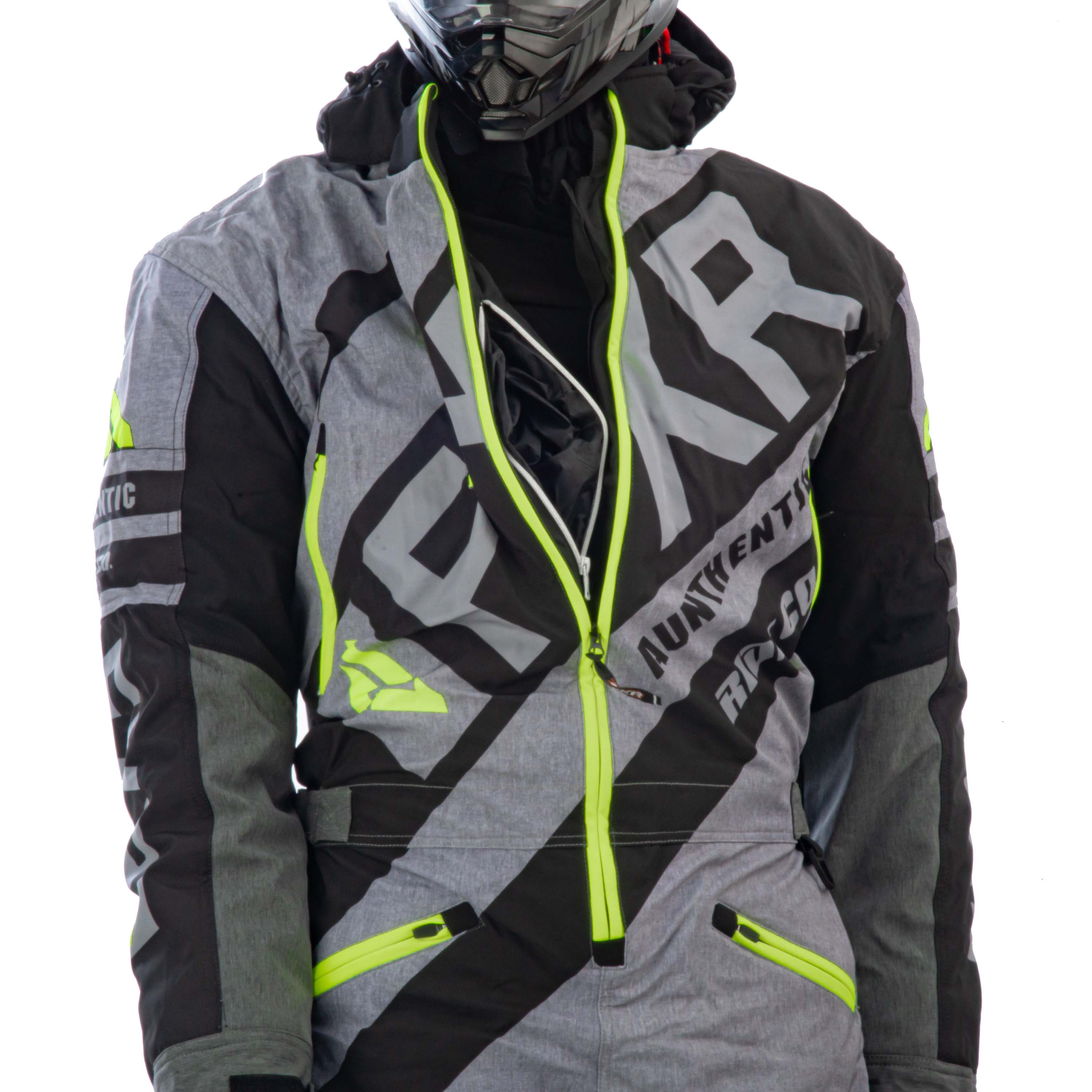 Комбинезон для снегохода FXR CX №3 gray-green (текстиль) (XXL)