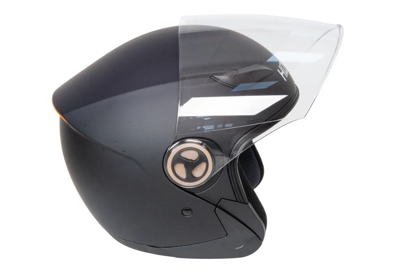 Шлем мото открытый HIZER 219 №2 (M) matte-black