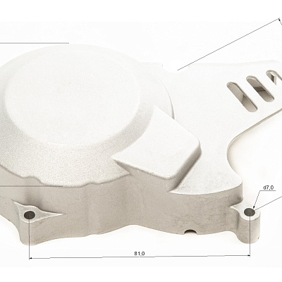 Крышка картера левая YX150/160 (W150-2/W150-5/W160-2) 150см3 160см3