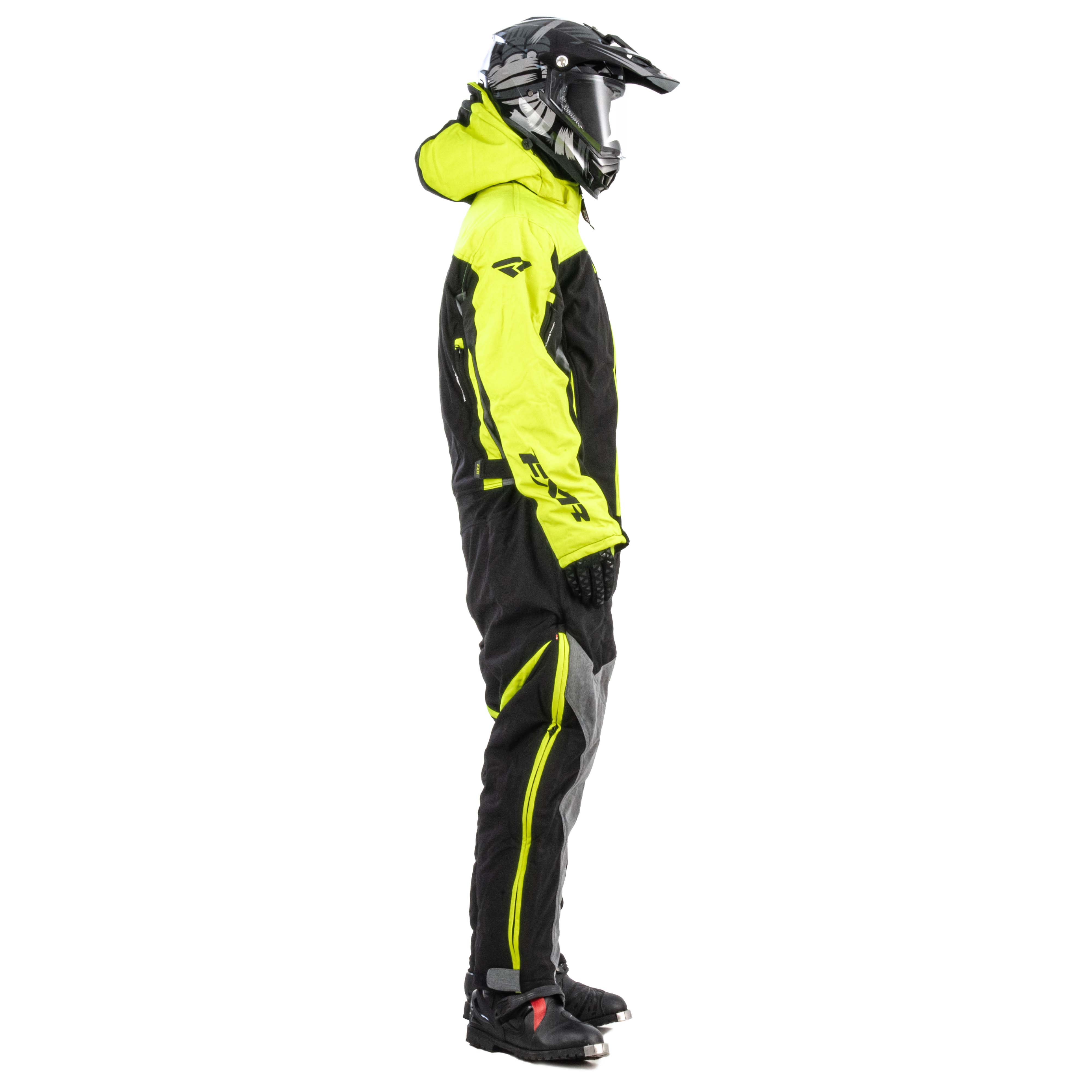 Комбинезон для снегохода FXR Maverick Lite №1 lemon-green (текстиль) (L)