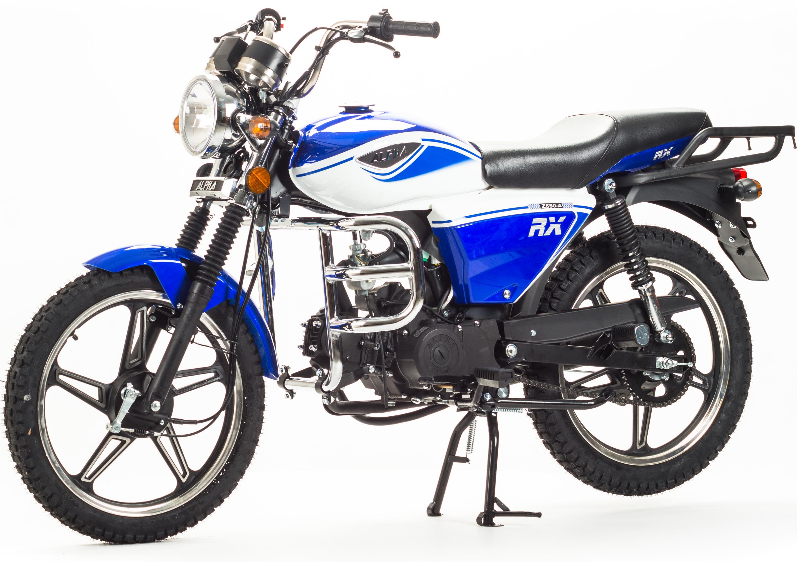 Мопед Альфа RX 11 (LM48-A) синий (A)