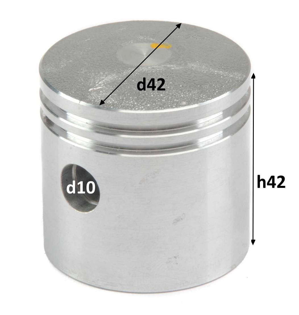 Поршень T2 ZONGSHEN (палец 10мм) D=42 H=42