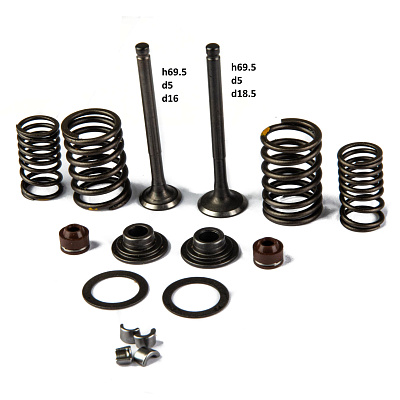 Клапаны 139QMB 50/80см3 (компл пруж. сухарь)