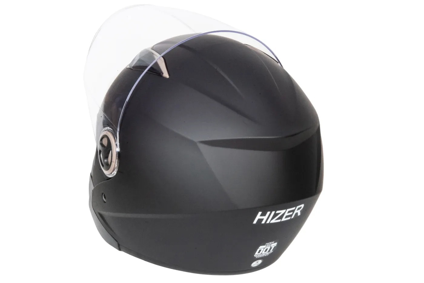 Шлем мото открытый HIZER 226 (S) matte-black