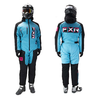 Комбинезон для снегохода (женский) FXR RECRUIT F.A.S.T. №5 blue-black (текстиль) (S)