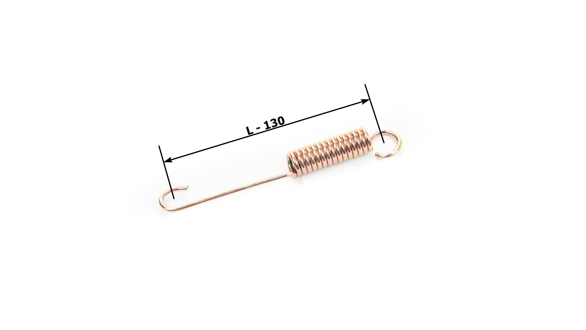 Пружина боковой подножки (L=130mm) TTR250a (наружняя)