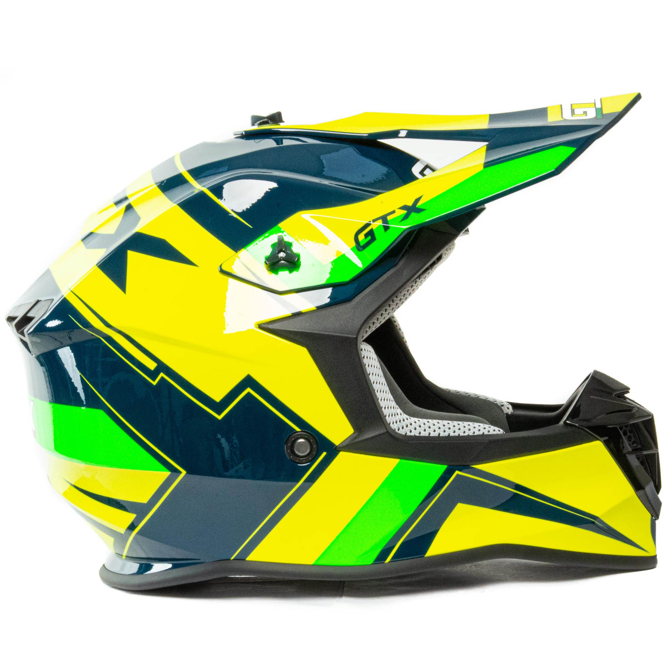 Шлем мото кроссовый GTX 633 №12 (XL) GREEN