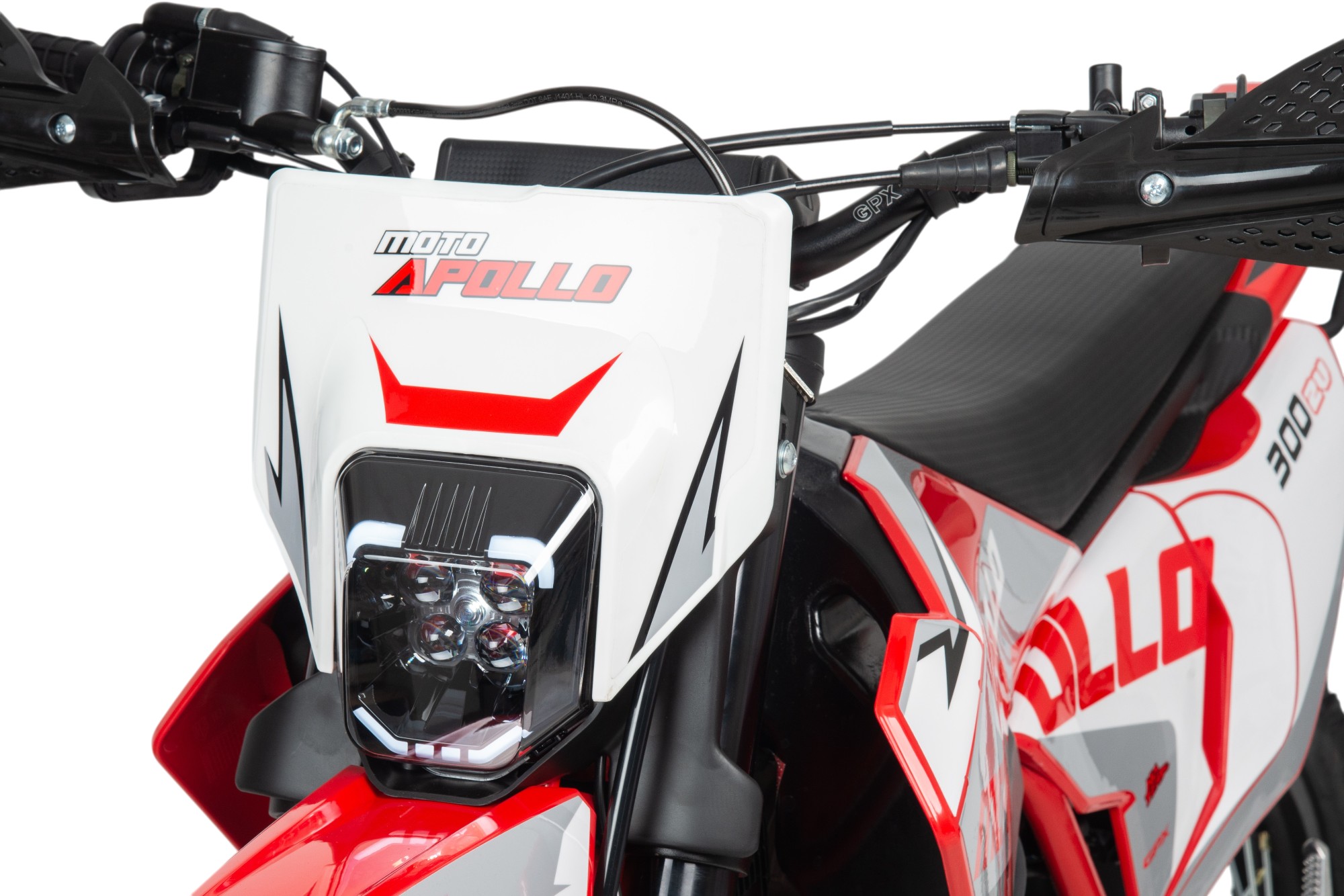 Мотоцикл Кросс Moto Apollo M3 300 (175FMM) красный 2026