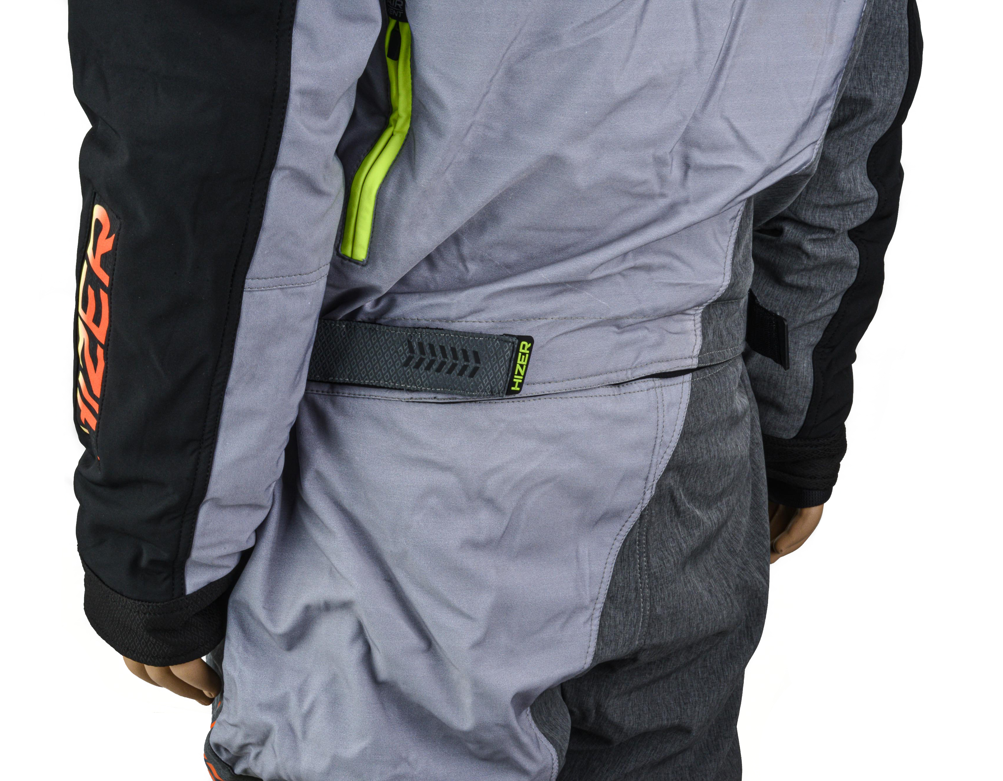 Комбинезон для снегохода HIZER №3 black-gray (текстиль) (XL)