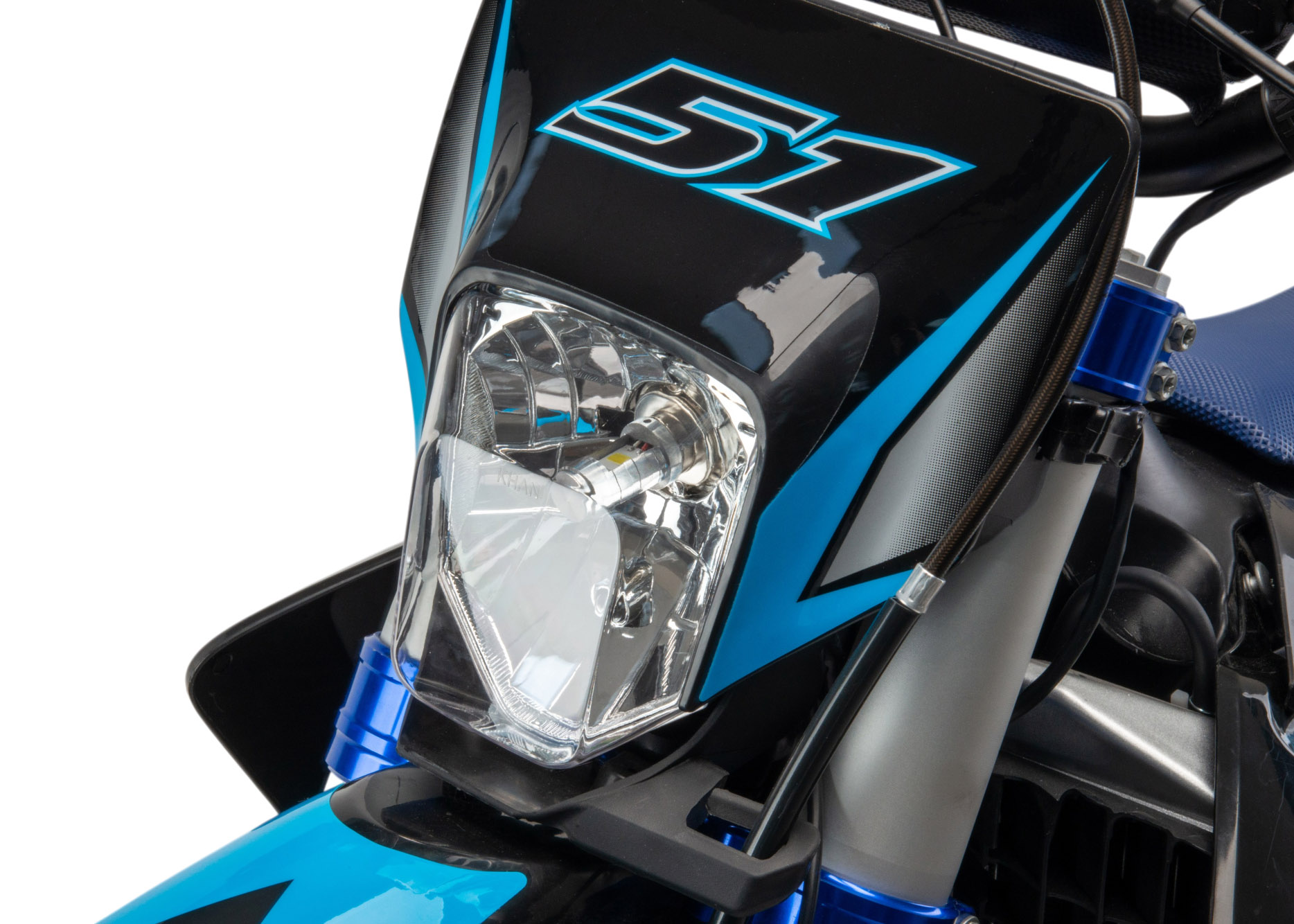 Мотоцикл Кросс 250 PWR FS250 (2-STROKE) синий РАСПРОДАЖА