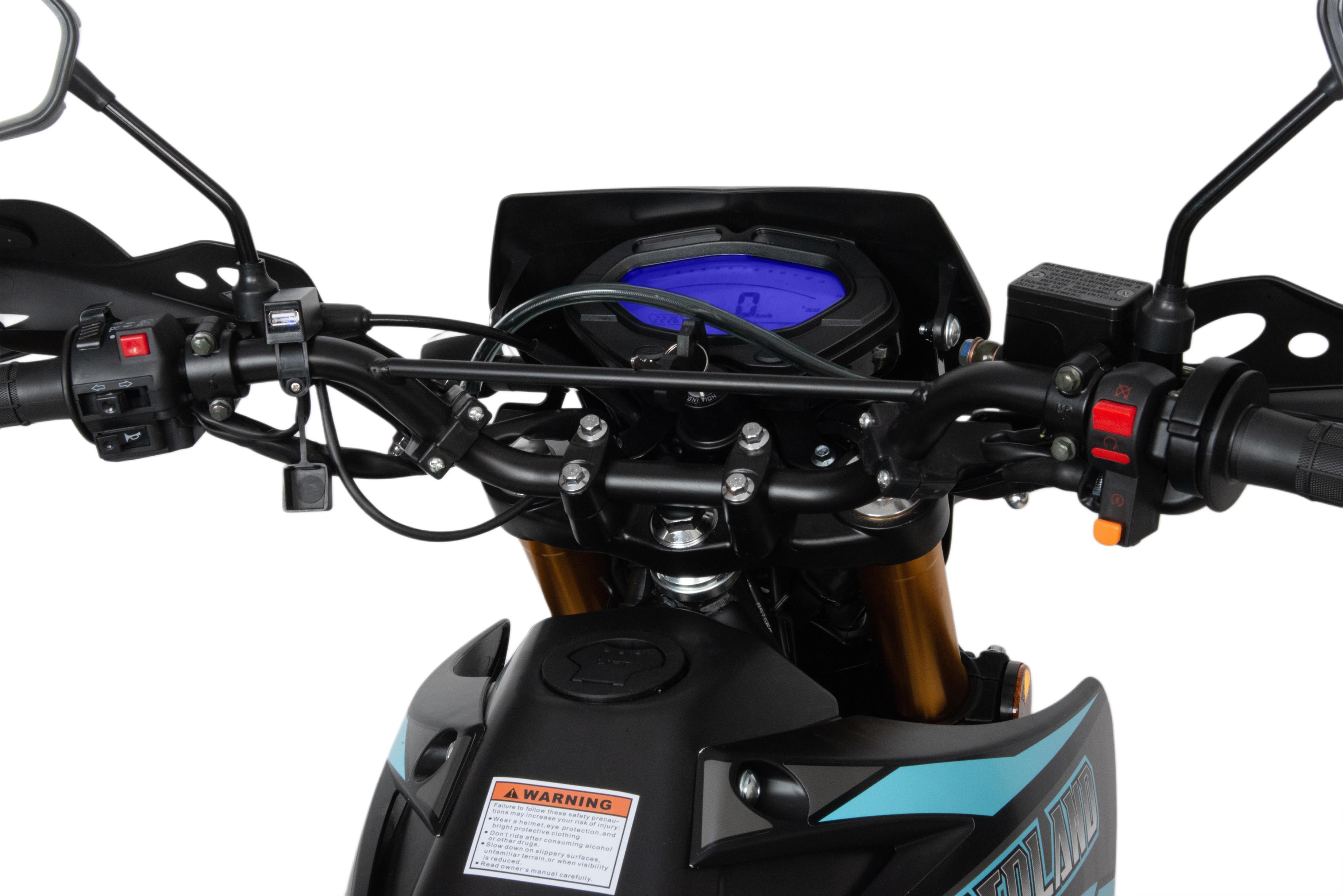 Мотоцикл Кросс 250 ENDURO BLAZER (XF250-A) синий РАСПРОДАЖА