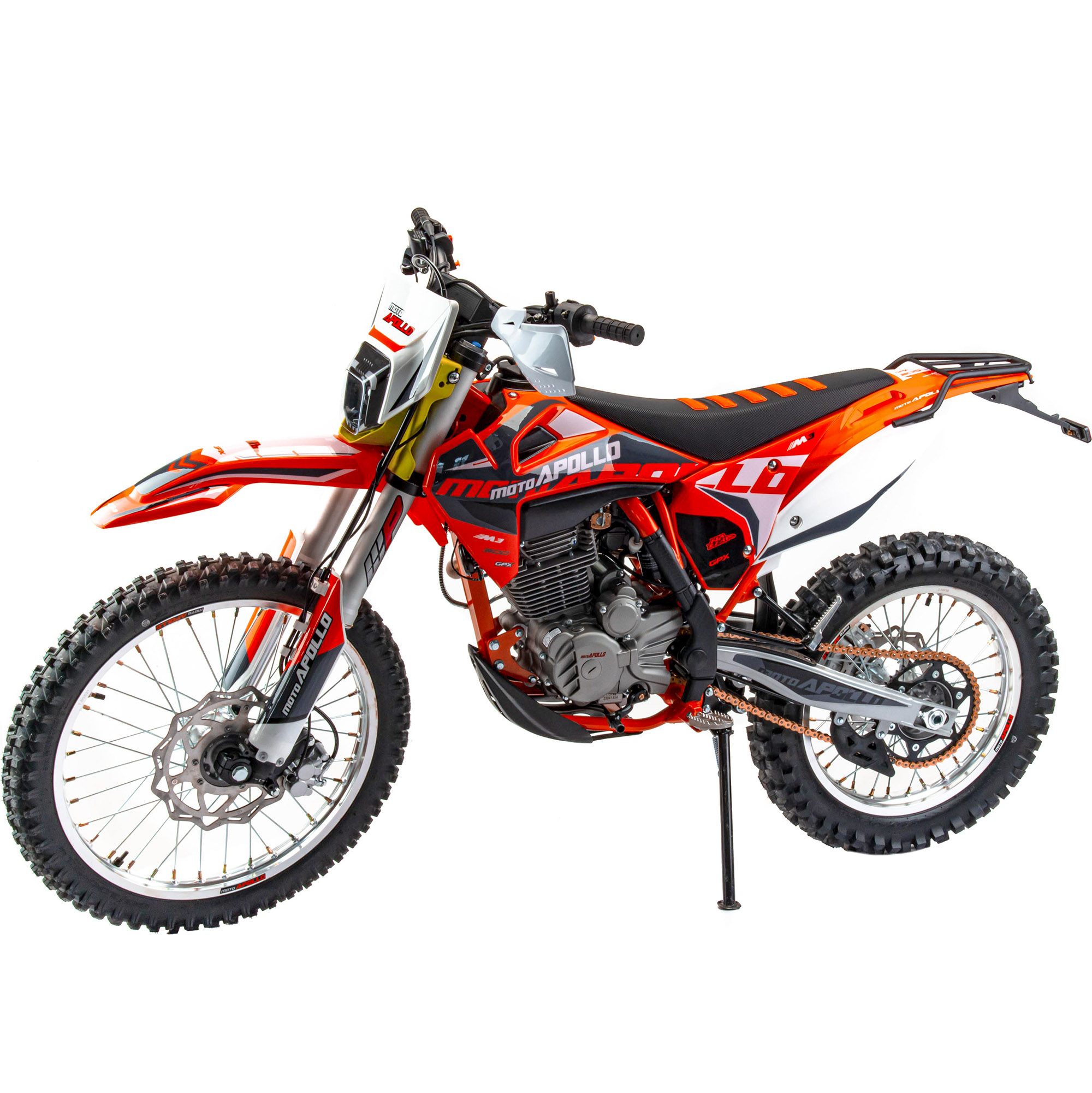 Мотоцикл Кросс Moto Apollo M3 300 (175FMM) оранжевый
