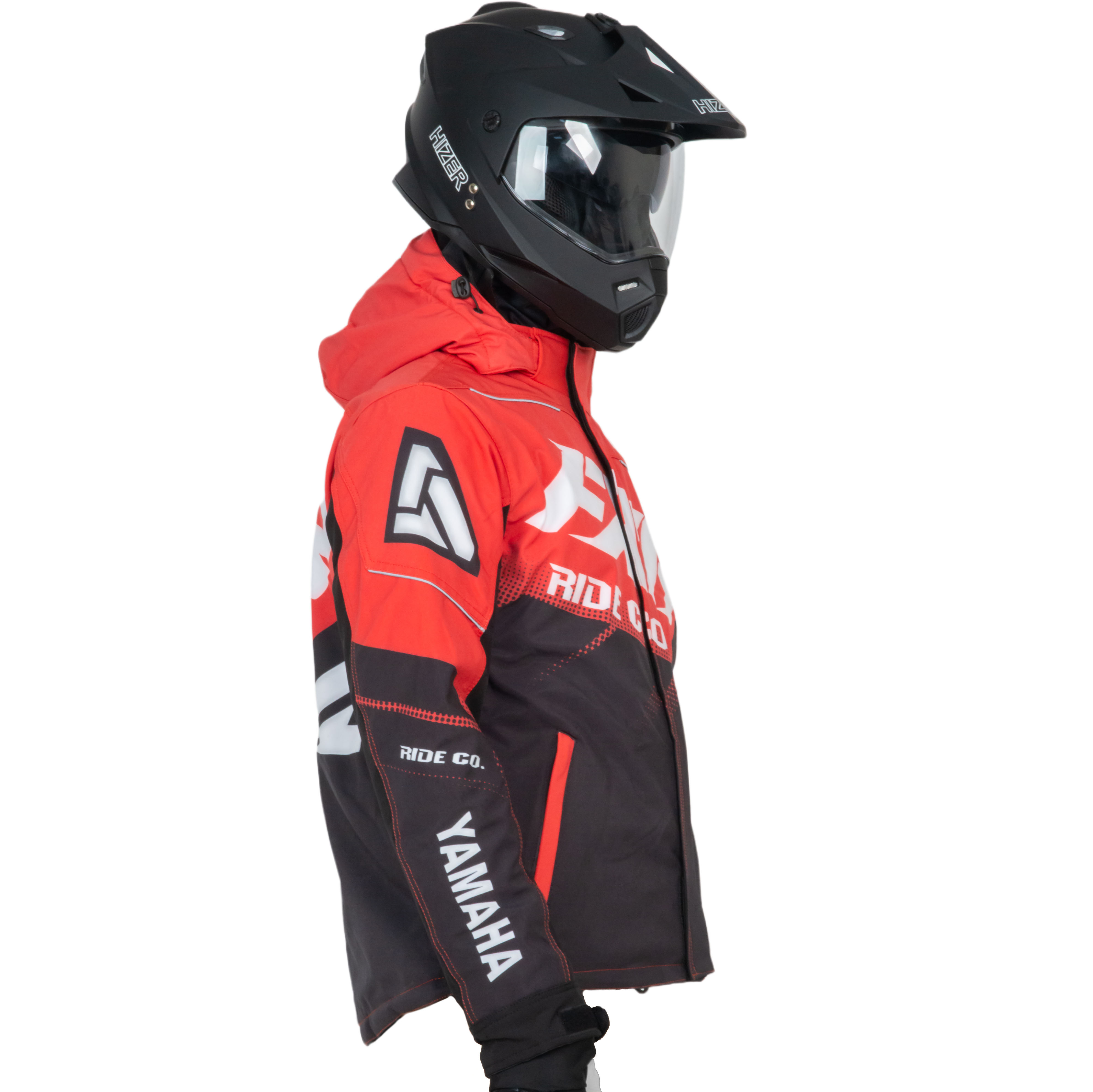 Куртка для снегохода FXR Yamaha Boost №5 black-red (текстиль) (M)