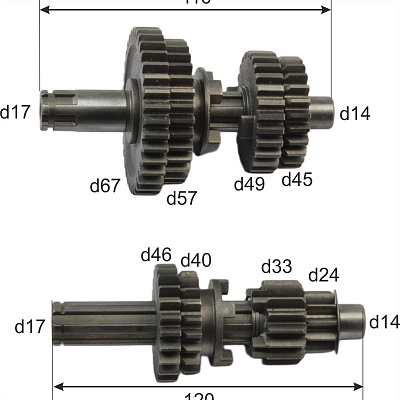 КПП в сборе 152FMH 110см3 X-TECH