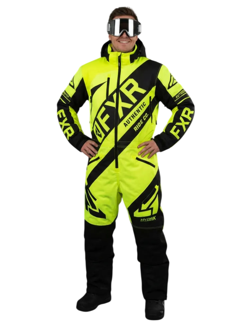 Комбинезон для снегохода FXR CX №4 gray-yellow (текстиль) (M)