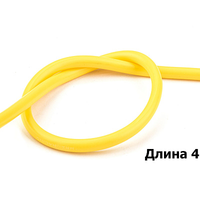 Провод высоковольтный силиконовый (желтый) 450 mm.