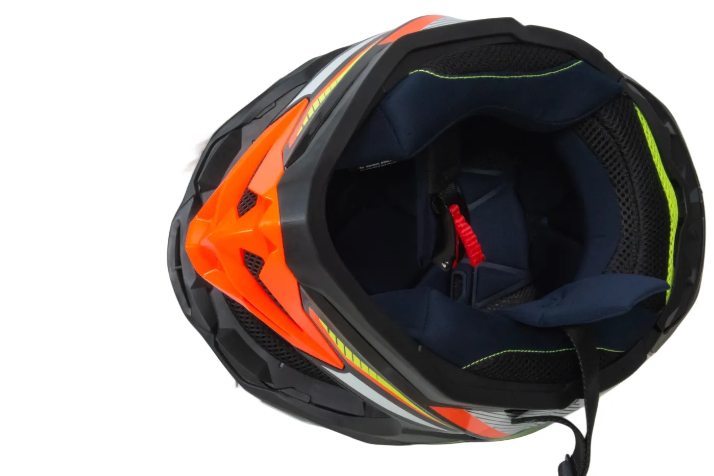 Шлем мото кроссовый HIZER J6803 №4 (S) BLACK/BLUE
