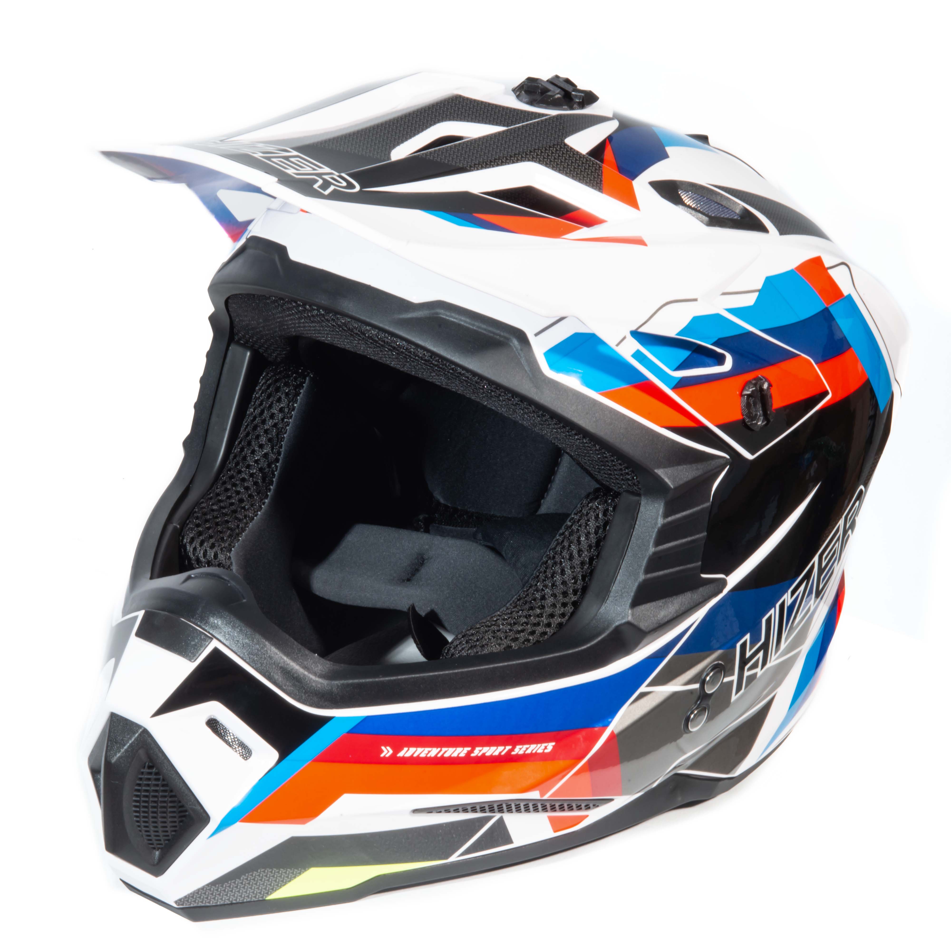 Шлем мото кроссовый HIZER J6801 №8 (XL) ADVENTURE