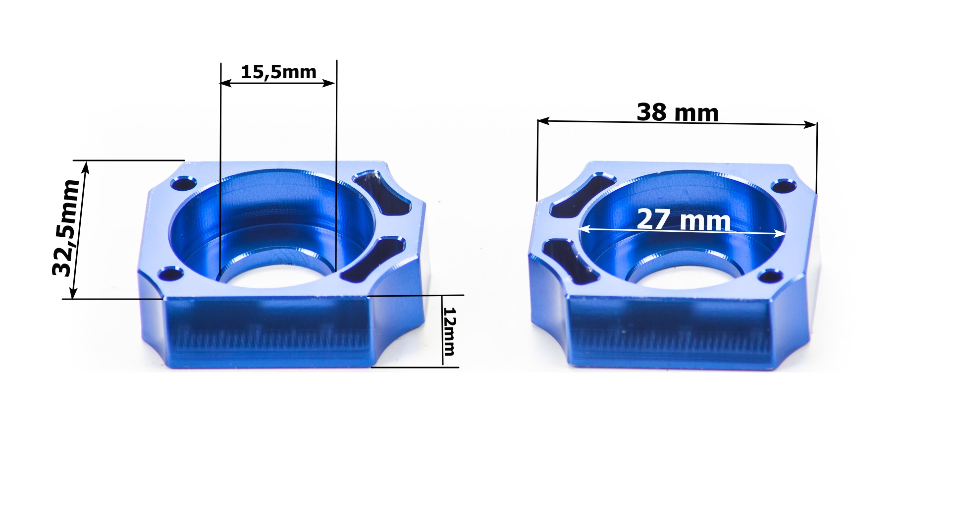 Натяжитель приводной цепи №1 (15mm) CNC синий