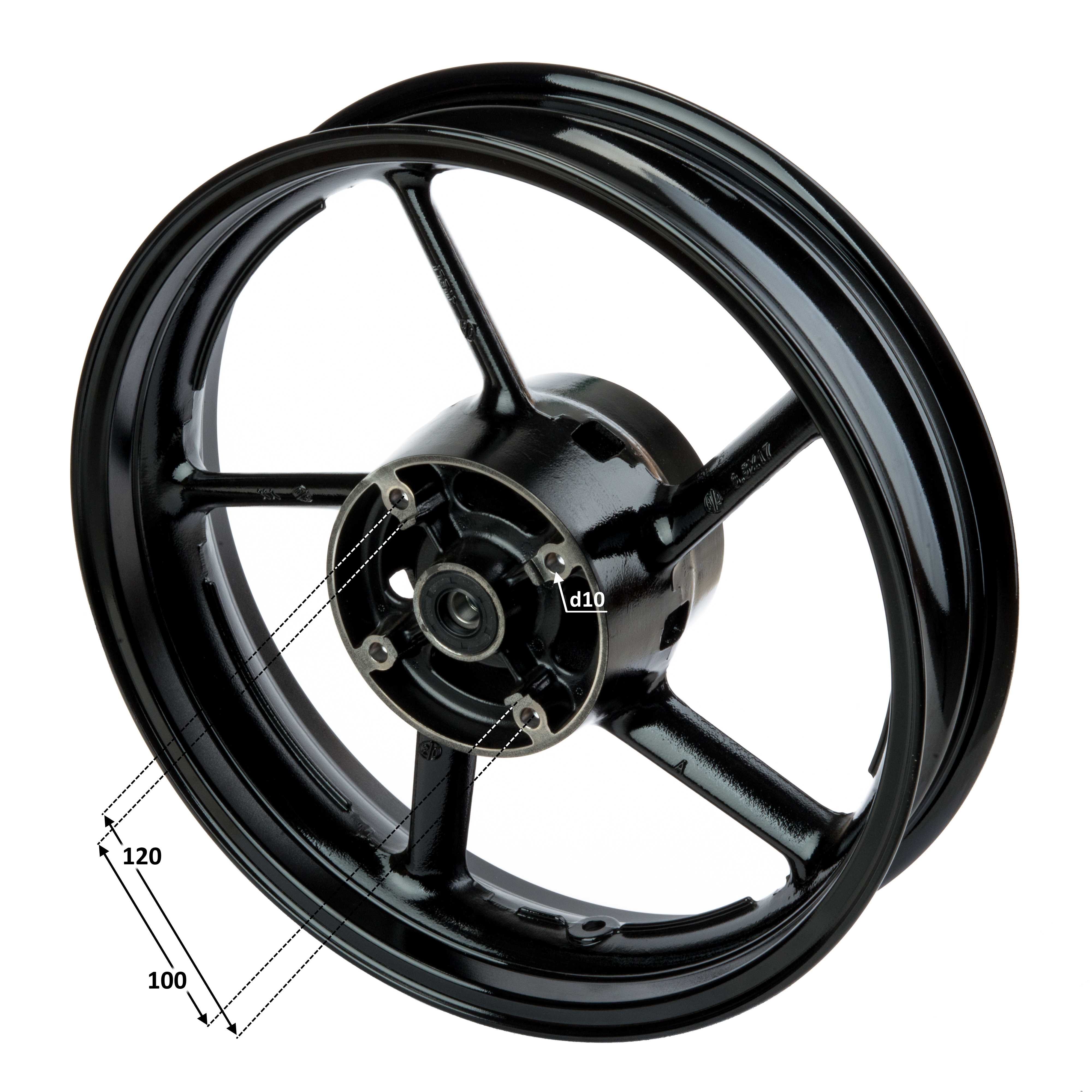 Обод задний литой (3,5-R17 d=15mm) Bandit