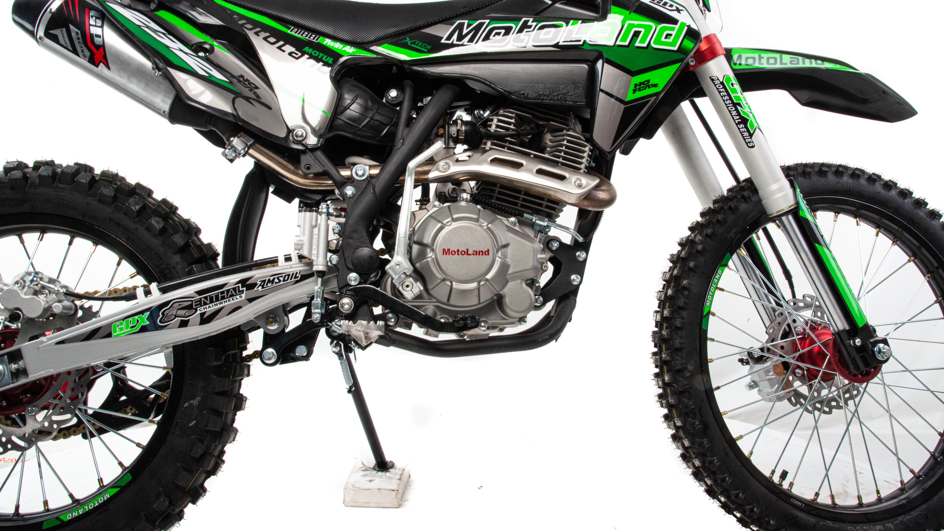 Мотоцикл Кросс 300 XT300 HS (175FMM) (BB-300cc) зеленый РАСПРОДАЖА