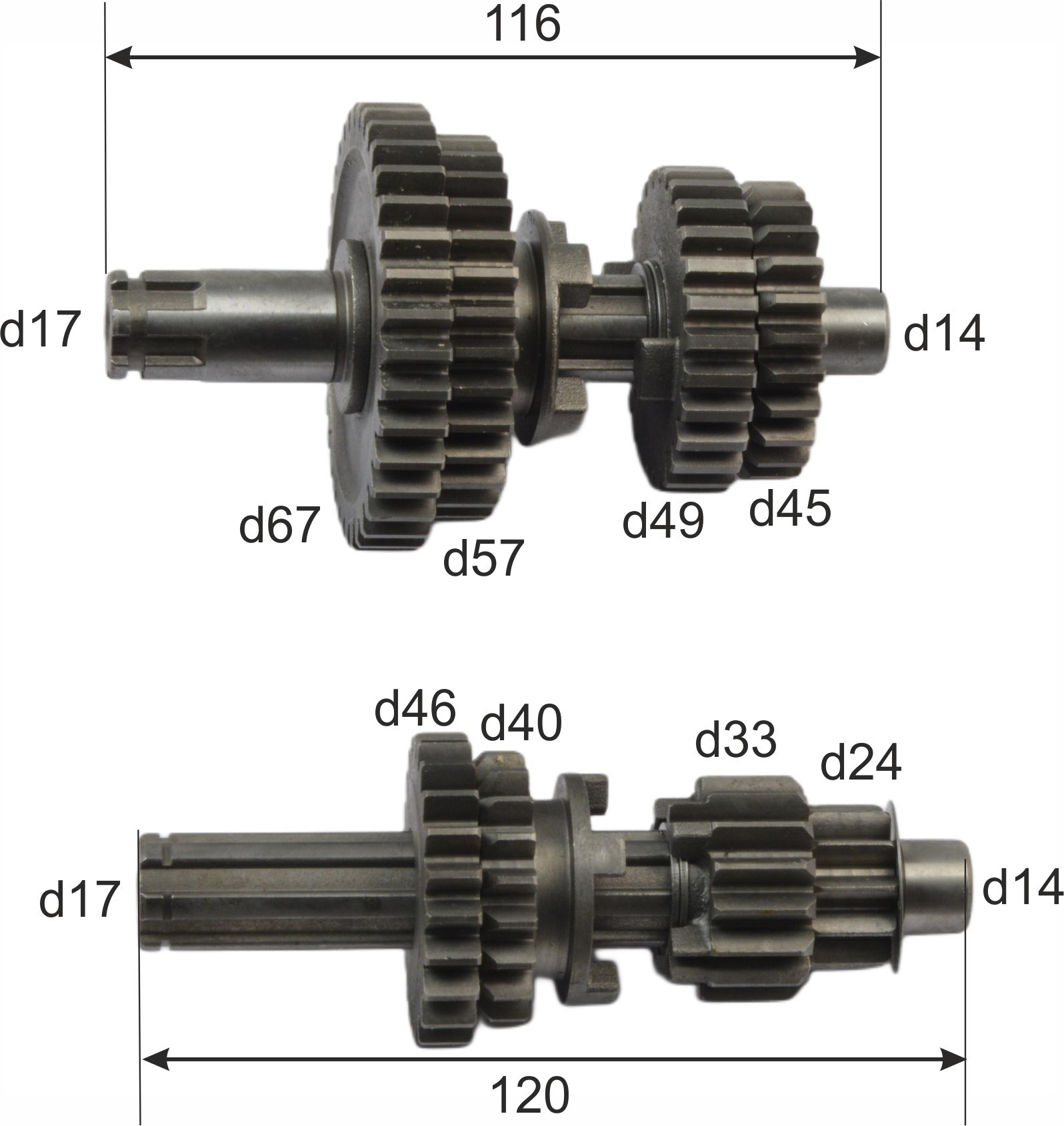 КПП в сборе 152FMH 110см3 X-TECH