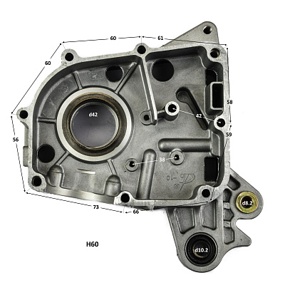 Картер правый 139QMB 50/80см3