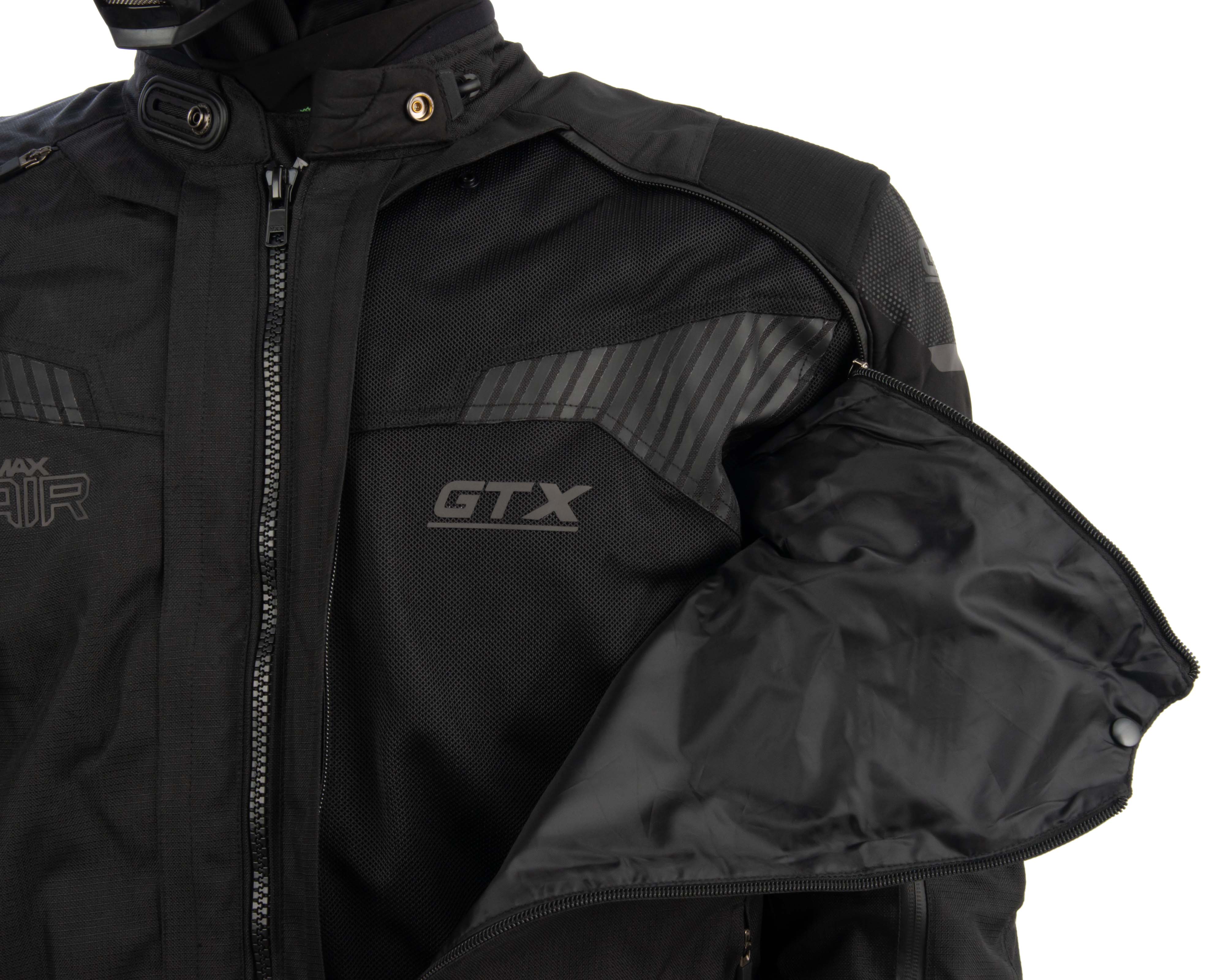 Куртка мотоциклетная (текстиль) GTX EJ-2409 BLACK (XL)