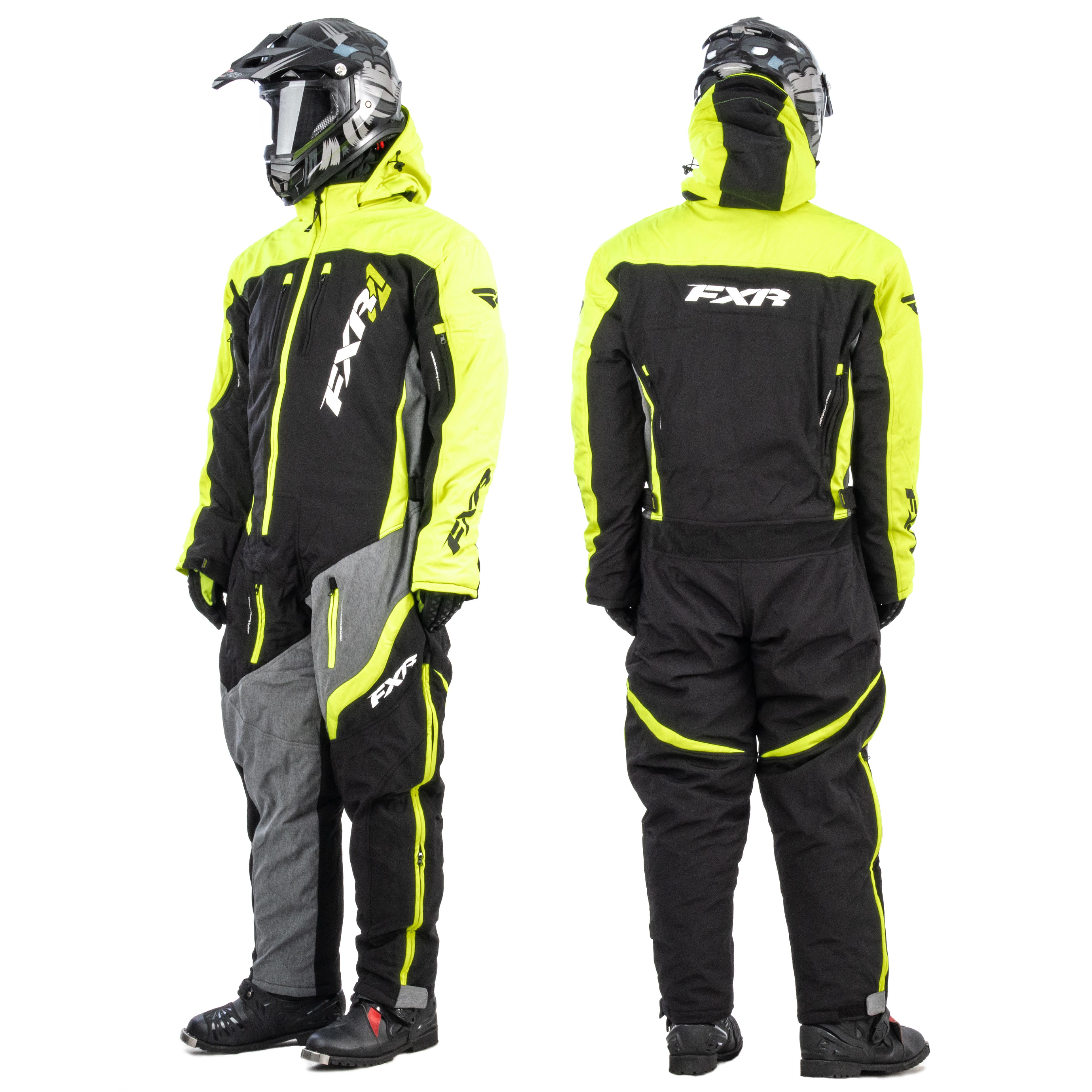 Комбинезон для снегохода FXR Maverick Lite №1 lemon-green (текстиль) (L)