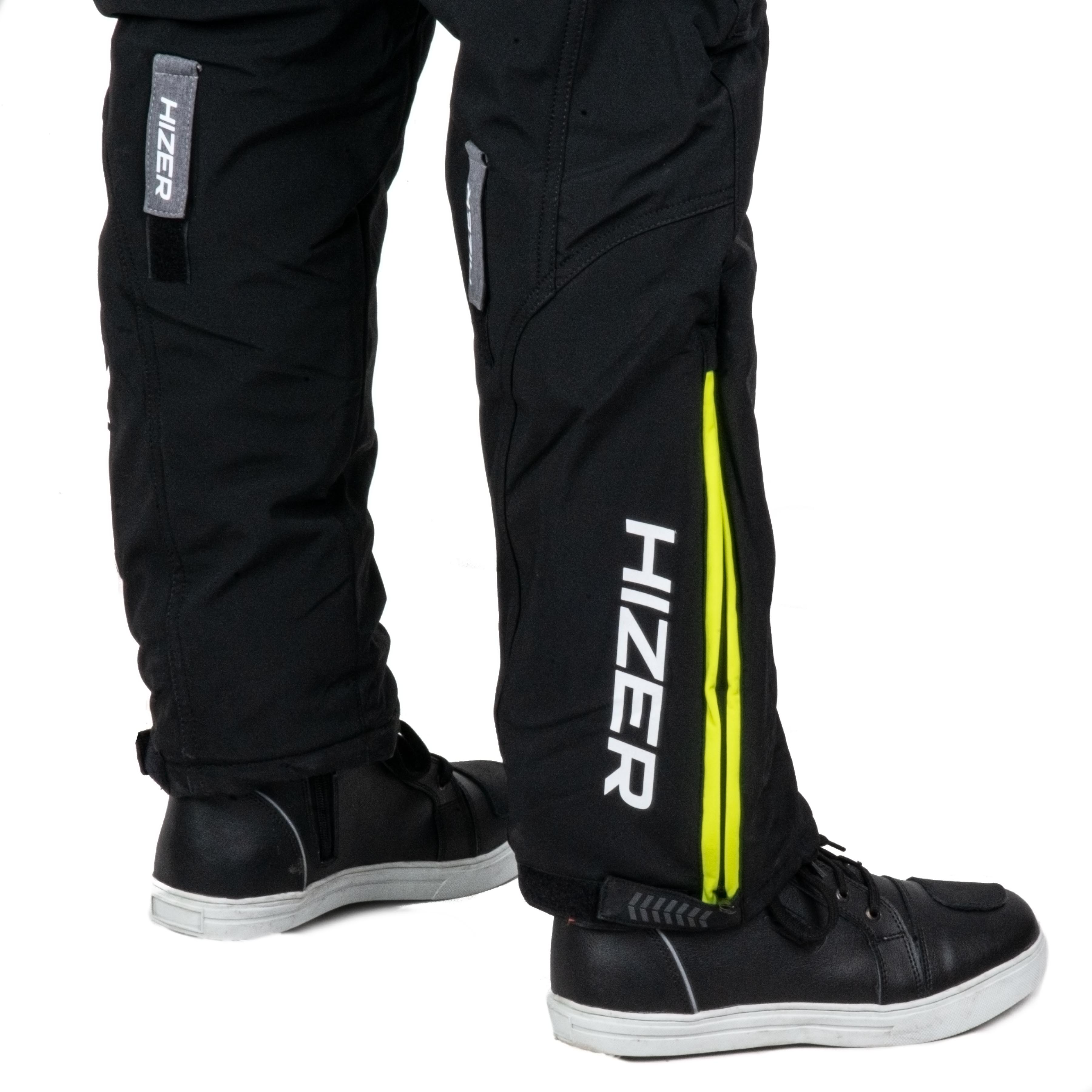 Комбинезон для снегохода HIZER №2 black-blue (текстиль) (M)