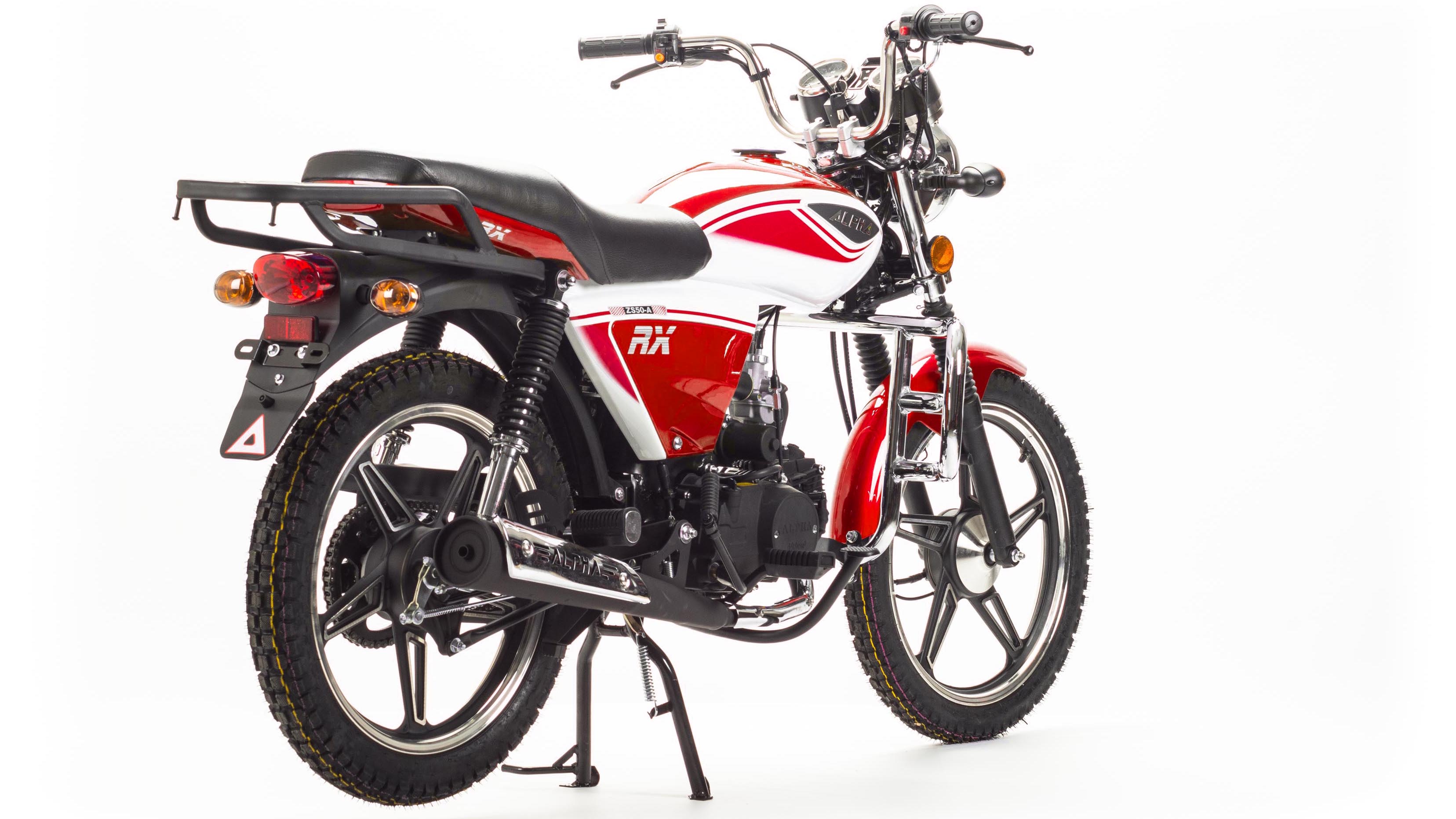 Мопед Альфа RX 11 (LM48-A) красный (А)