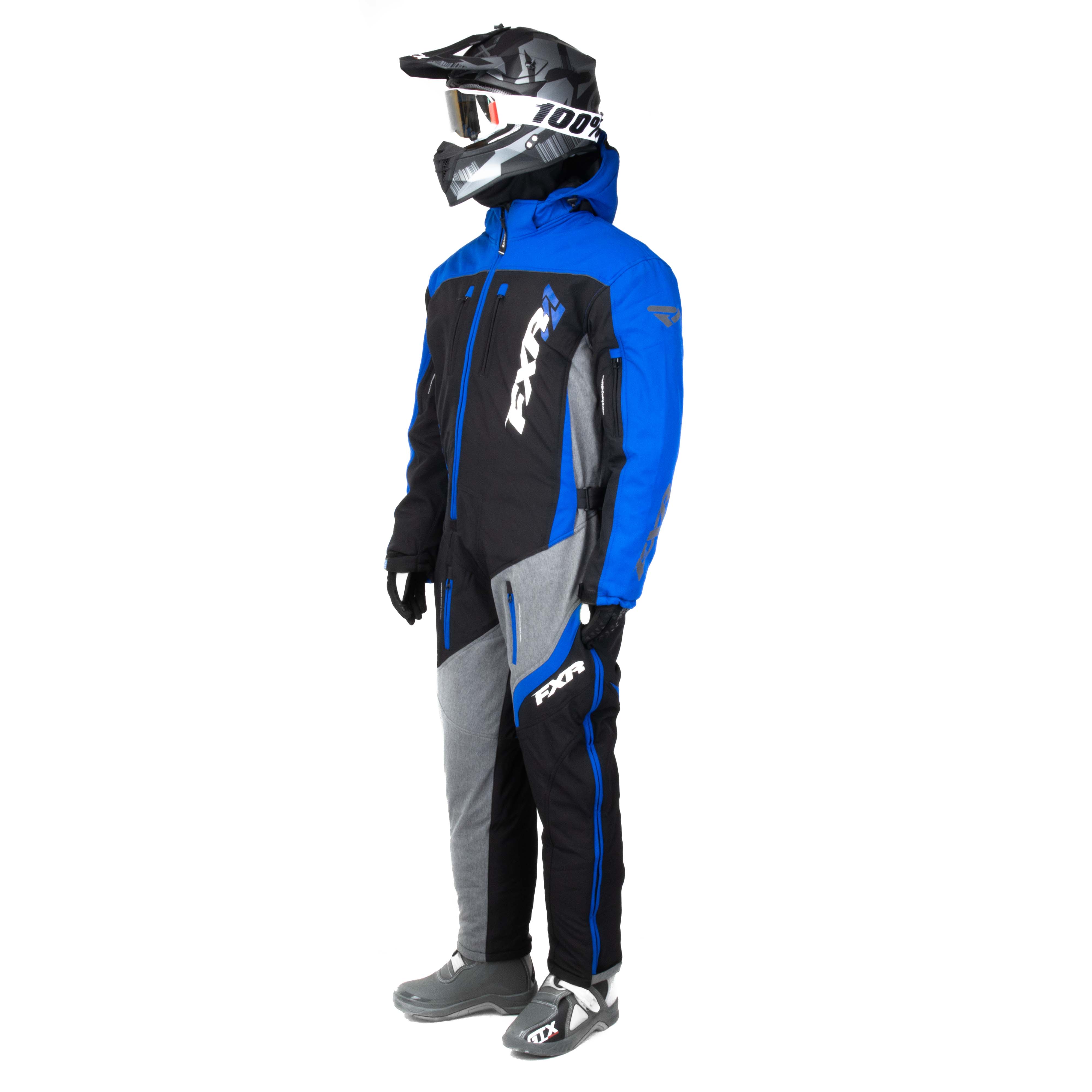 Комбинезон для снегохода FXR Maverick Lite №2 blue (текстиль) (L)