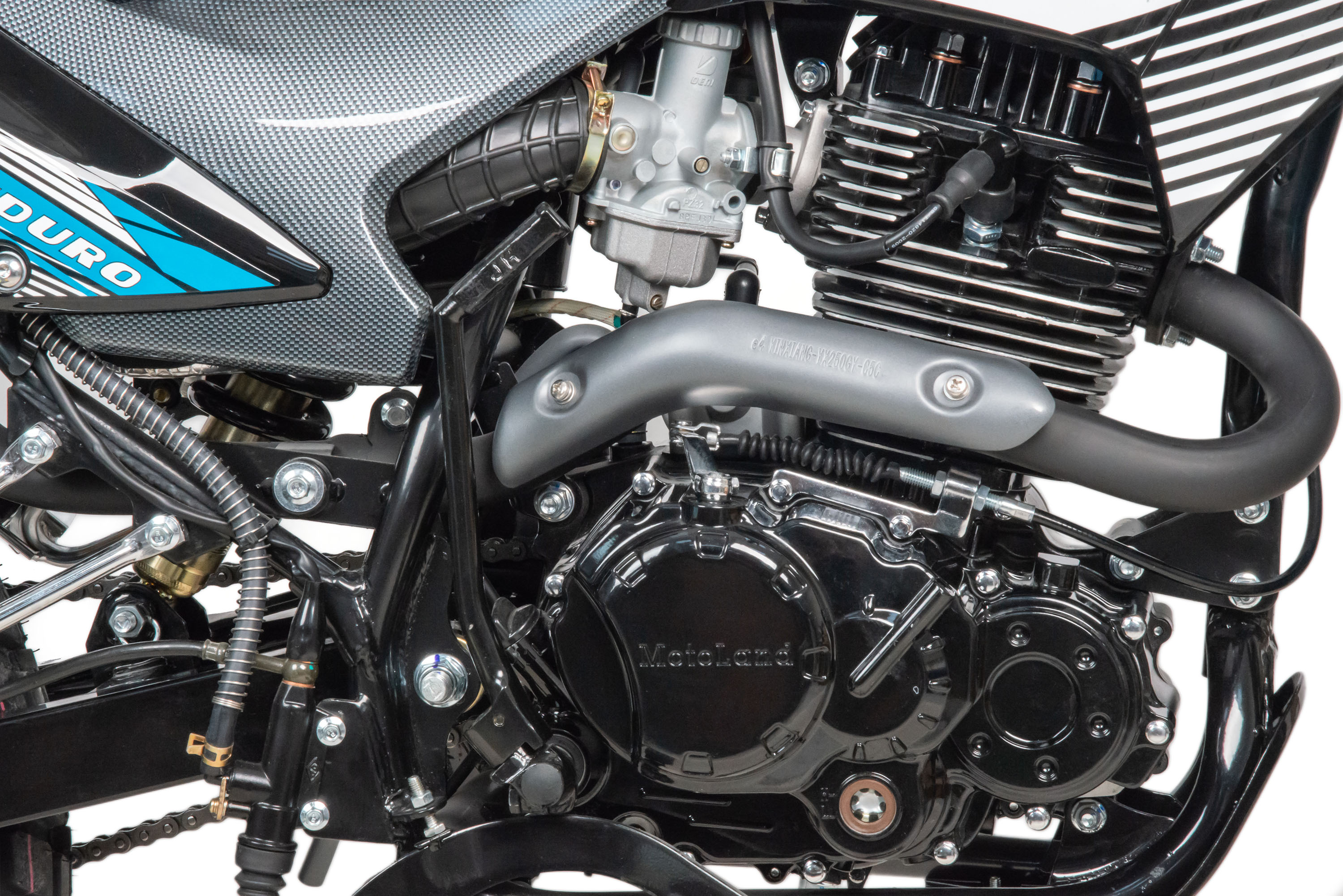 Мотоцикл Кросс 250 ENDURO LT (XF250-B) NEON синий