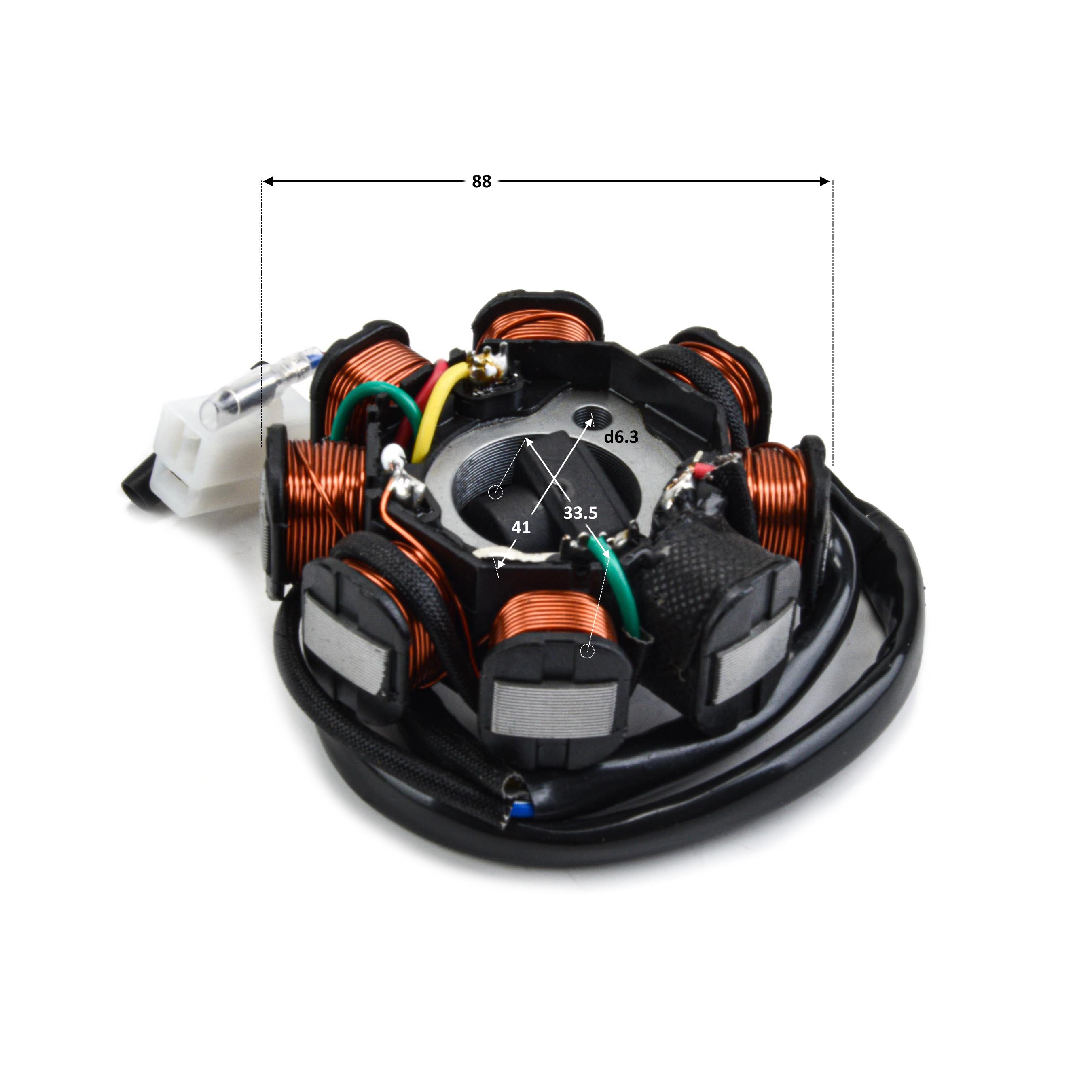 Статор генератора 157QMJ 150см3 X-TECH