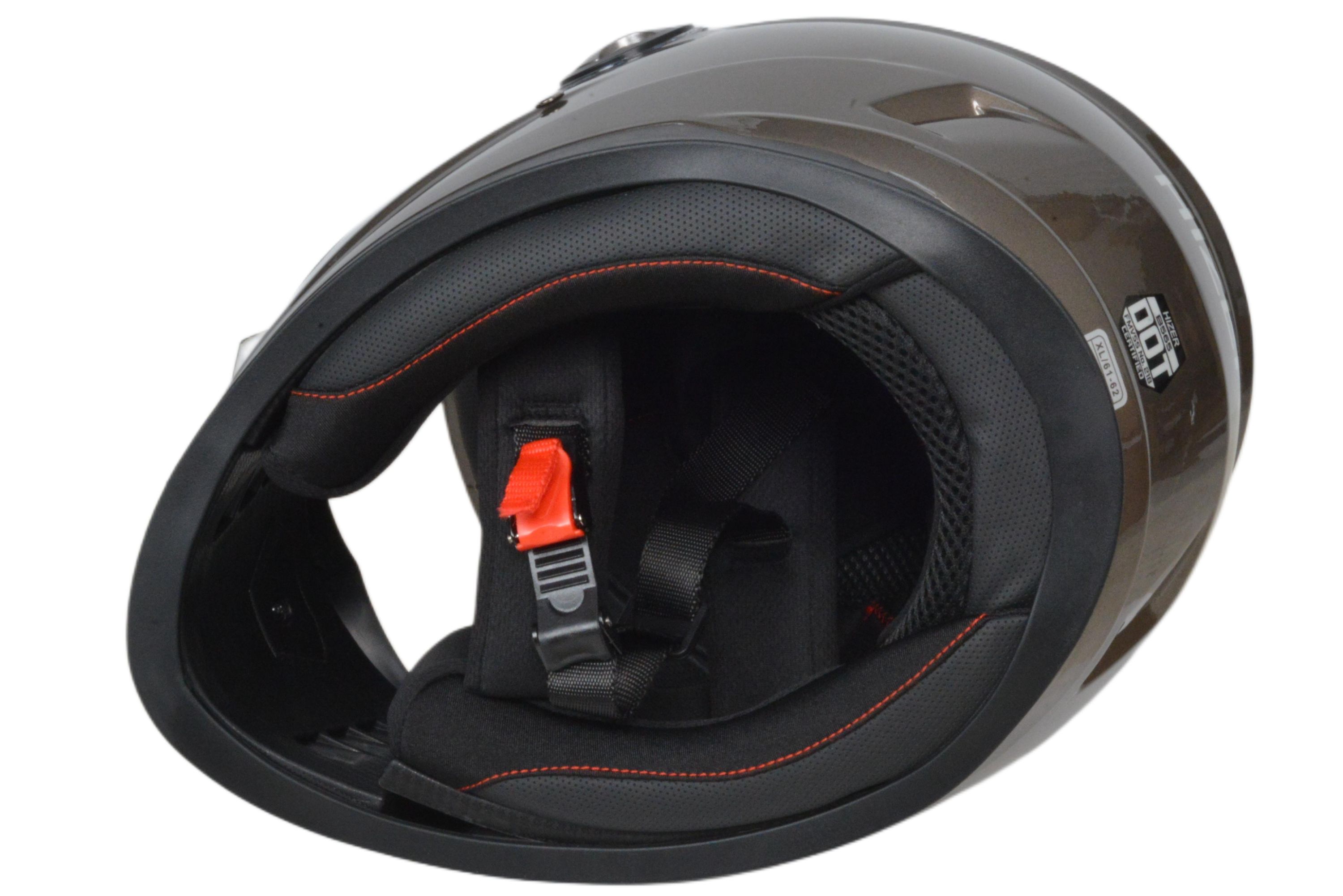 Шлем мото интеграл HIZER B565 №1 (S)  gray