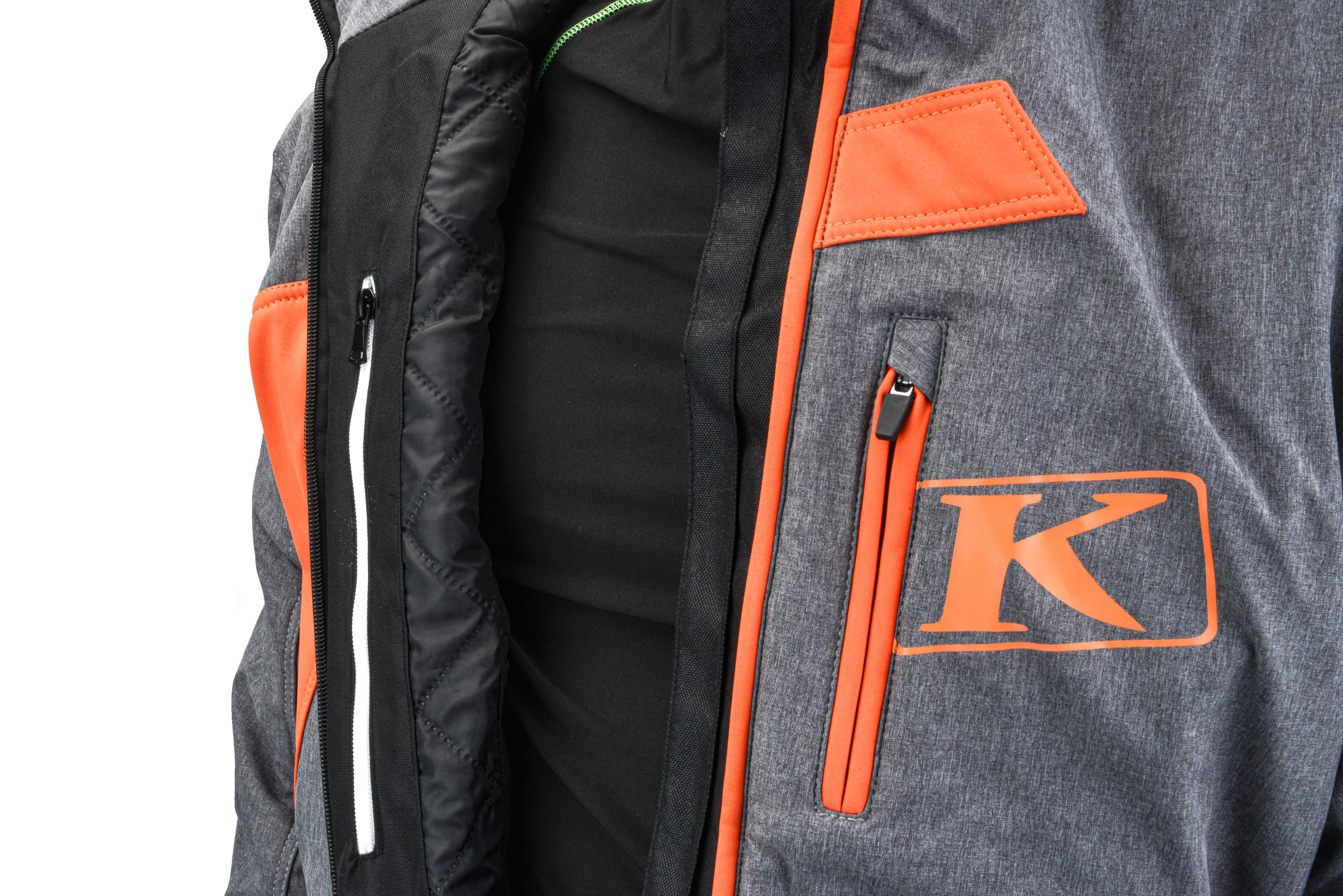 Комбинезон для снегохода KLIM RIPSA ONE-PIECE №2 gray-orange (текстиль) (XXXL)
