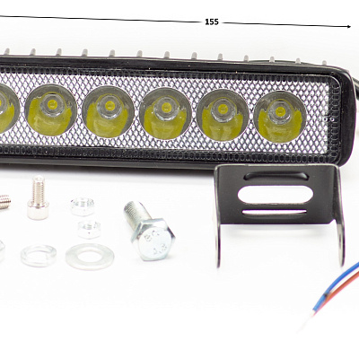 Фара 18w 6x3w LED балка