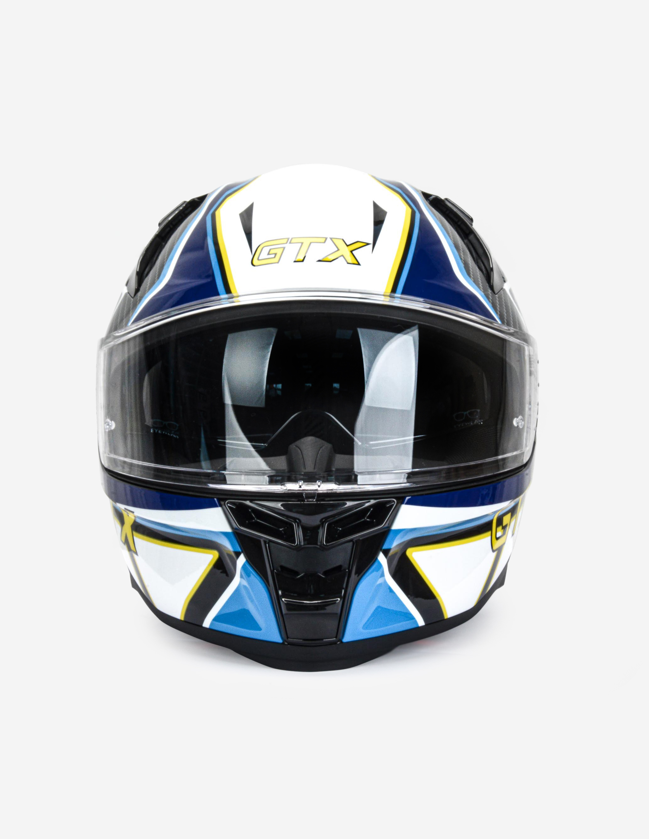 Шлем мото интеграл GTX 910SV №1 (M) BLUE-WHITE
