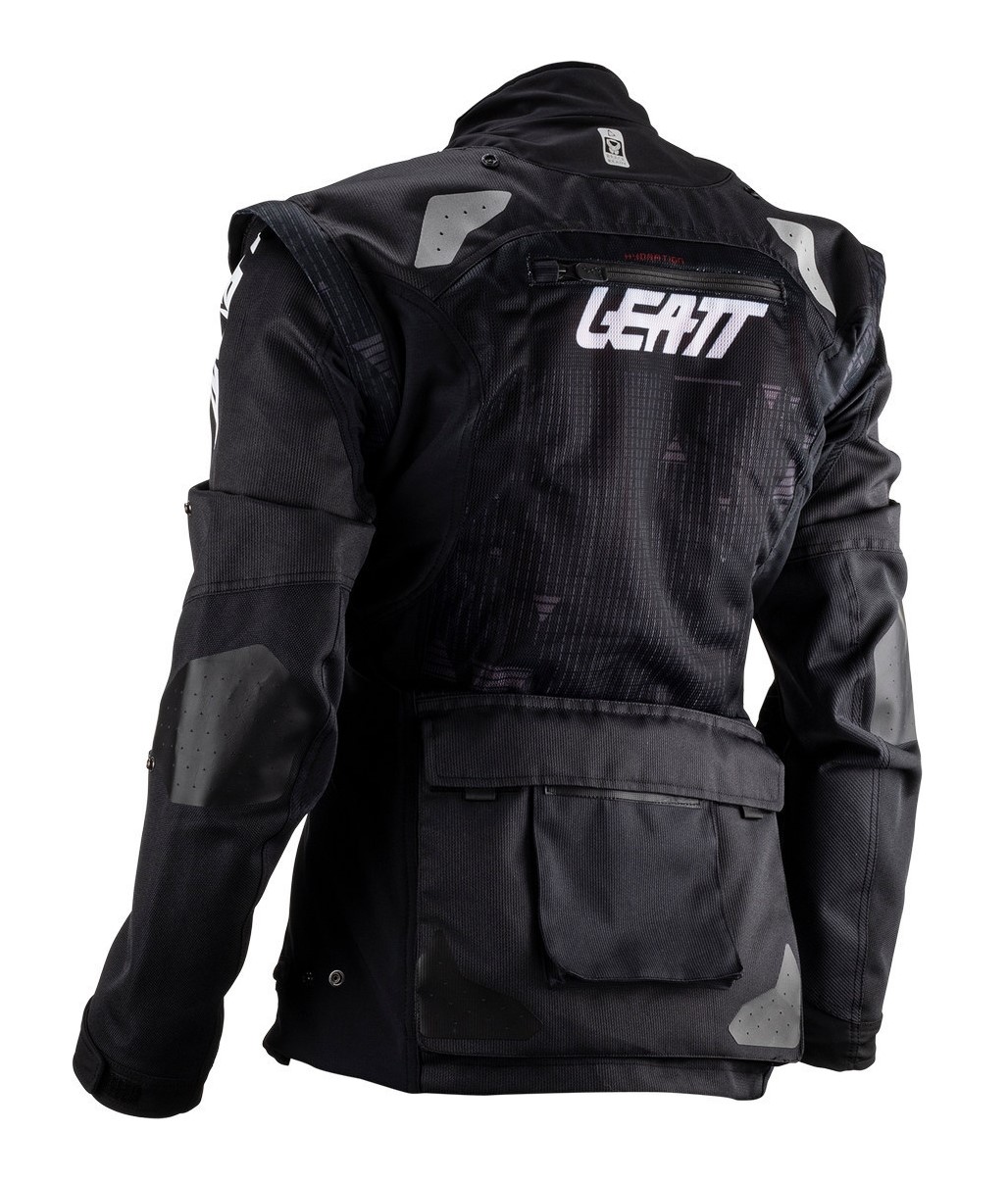 Куртка мото LEATT №10 black (текстиль) (S)