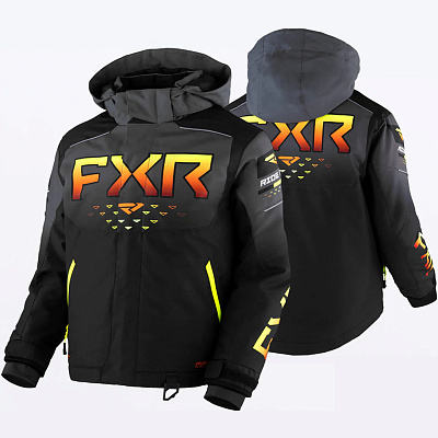 Куртка для снегохода (детская) FXR HELIUM №3 black (текстиль) (10Y)