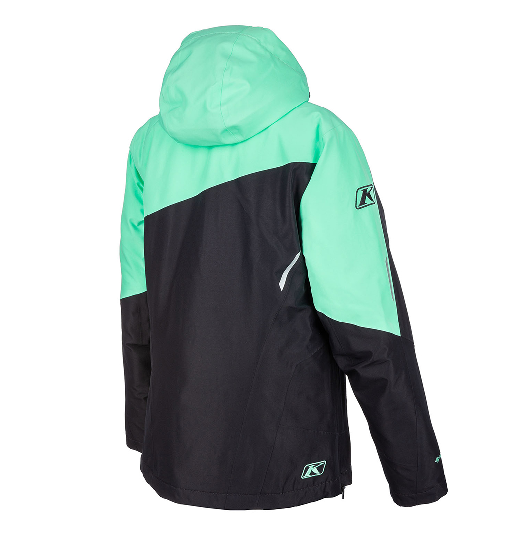 Куртка для снегохода (женская) KLIM ALLURE №4 black-green (текстиль) (S)